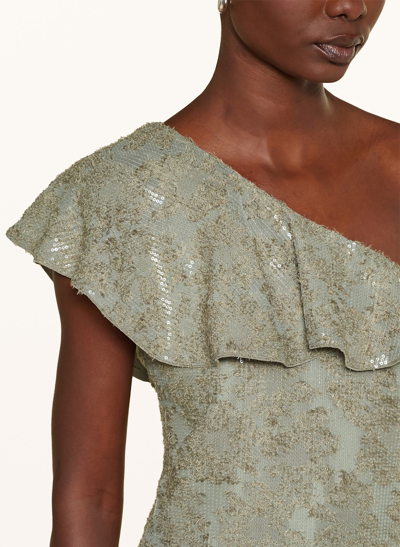 DOROTHEE SCHUMACHER Cocktailkleid SEQUIN STATEMENT mit Pailletten: OLIV