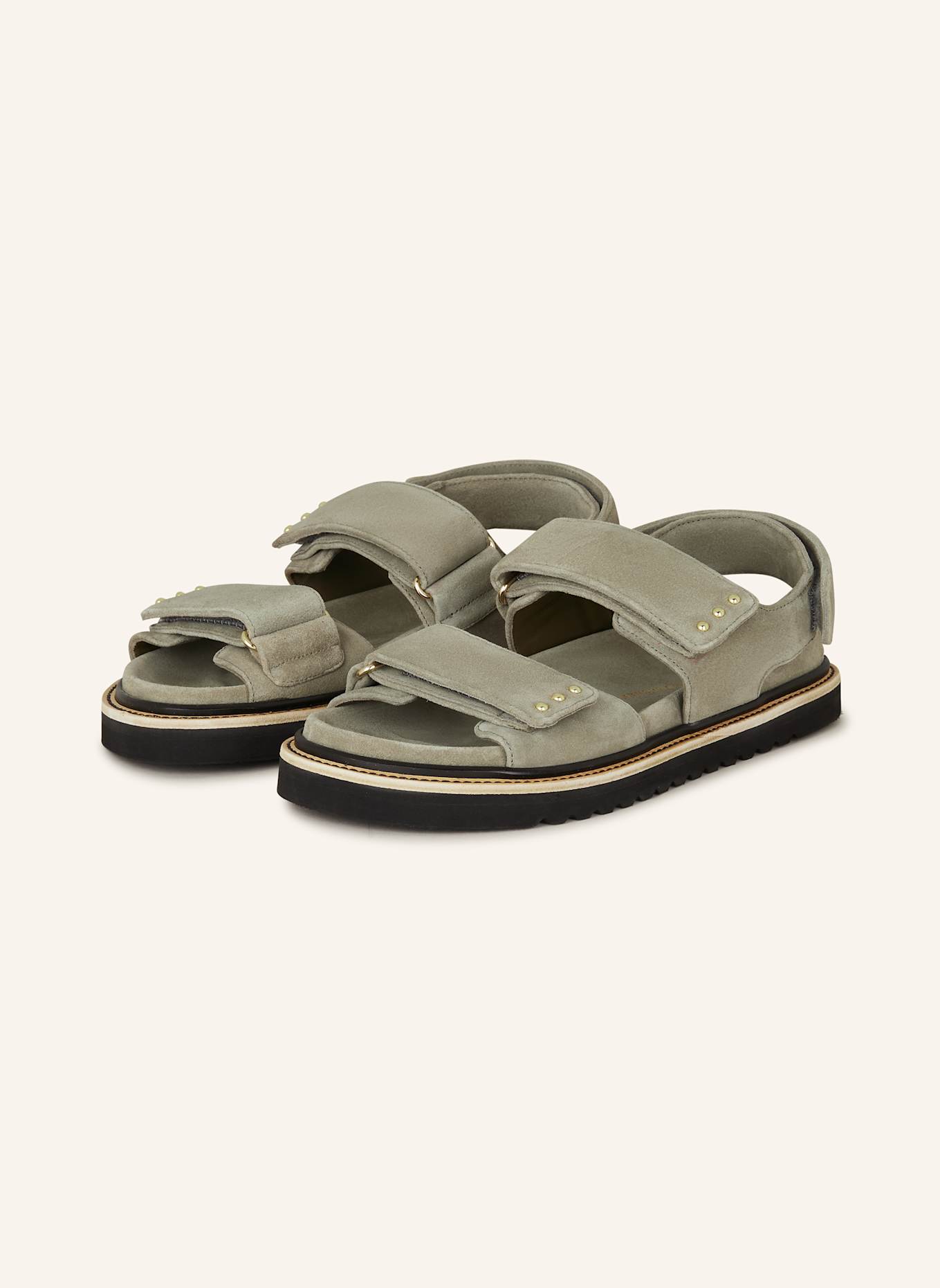 DOROTHEE SCHUMACHER Pantoletten SUEDE SENSATION mit Nieten: MINT