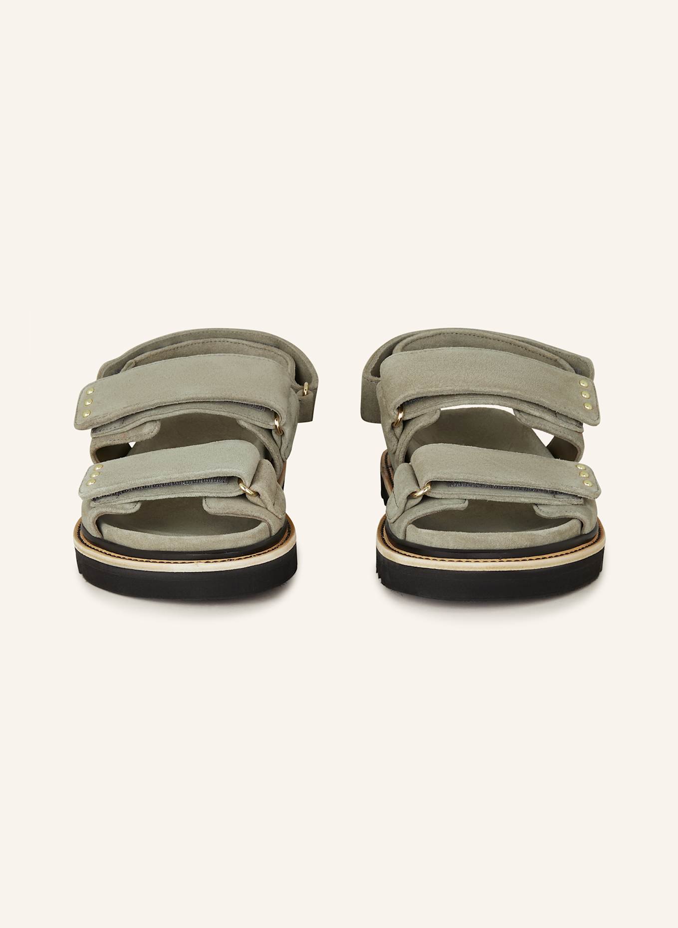 DOROTHEE SCHUMACHER Pantoletten SUEDE SENSATION mit Nieten: MINT