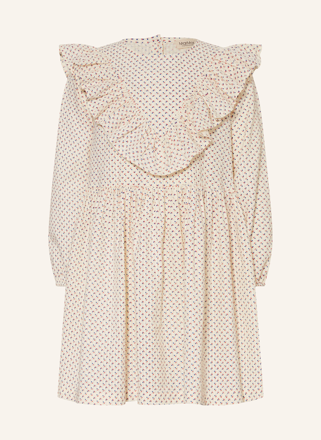 MarMar Kleid DALIJANA mit Rüschen: ECRU