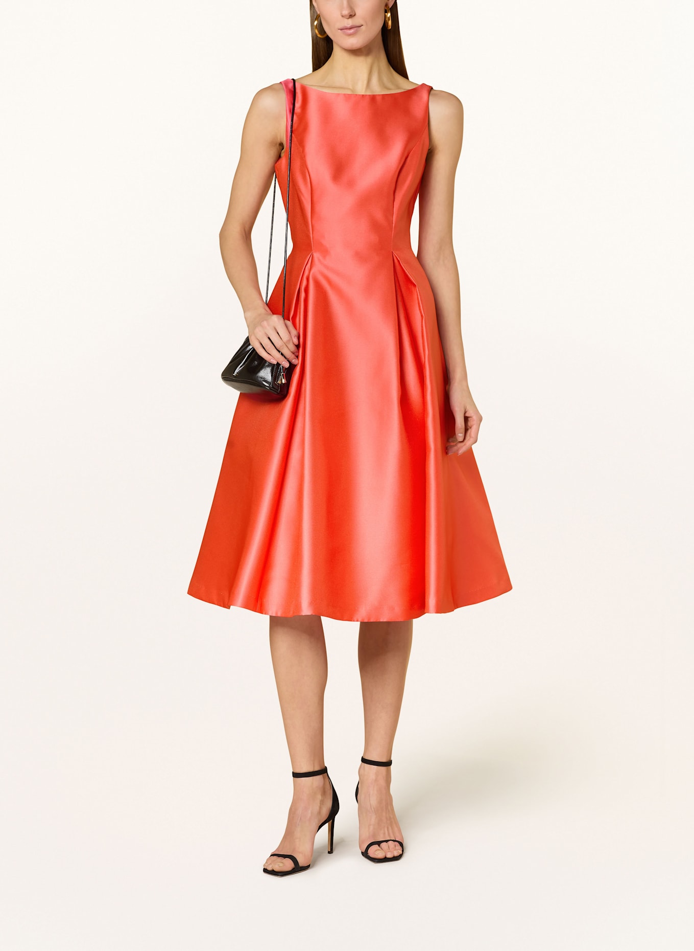 ADRIANNA PAPELL Satinkleid: LACHS