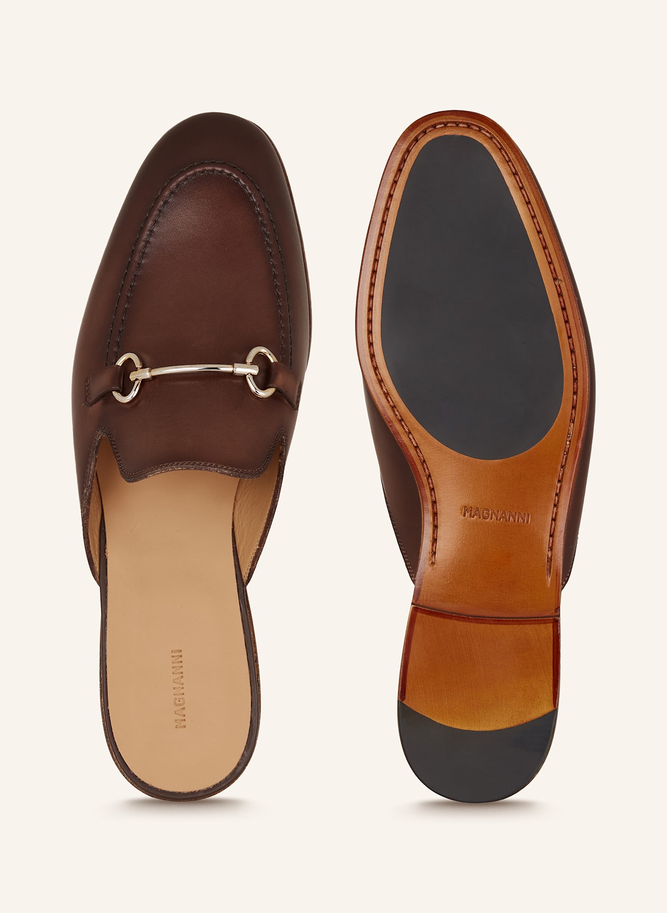MAGNANNI Mules: DUNKELBRAUN
