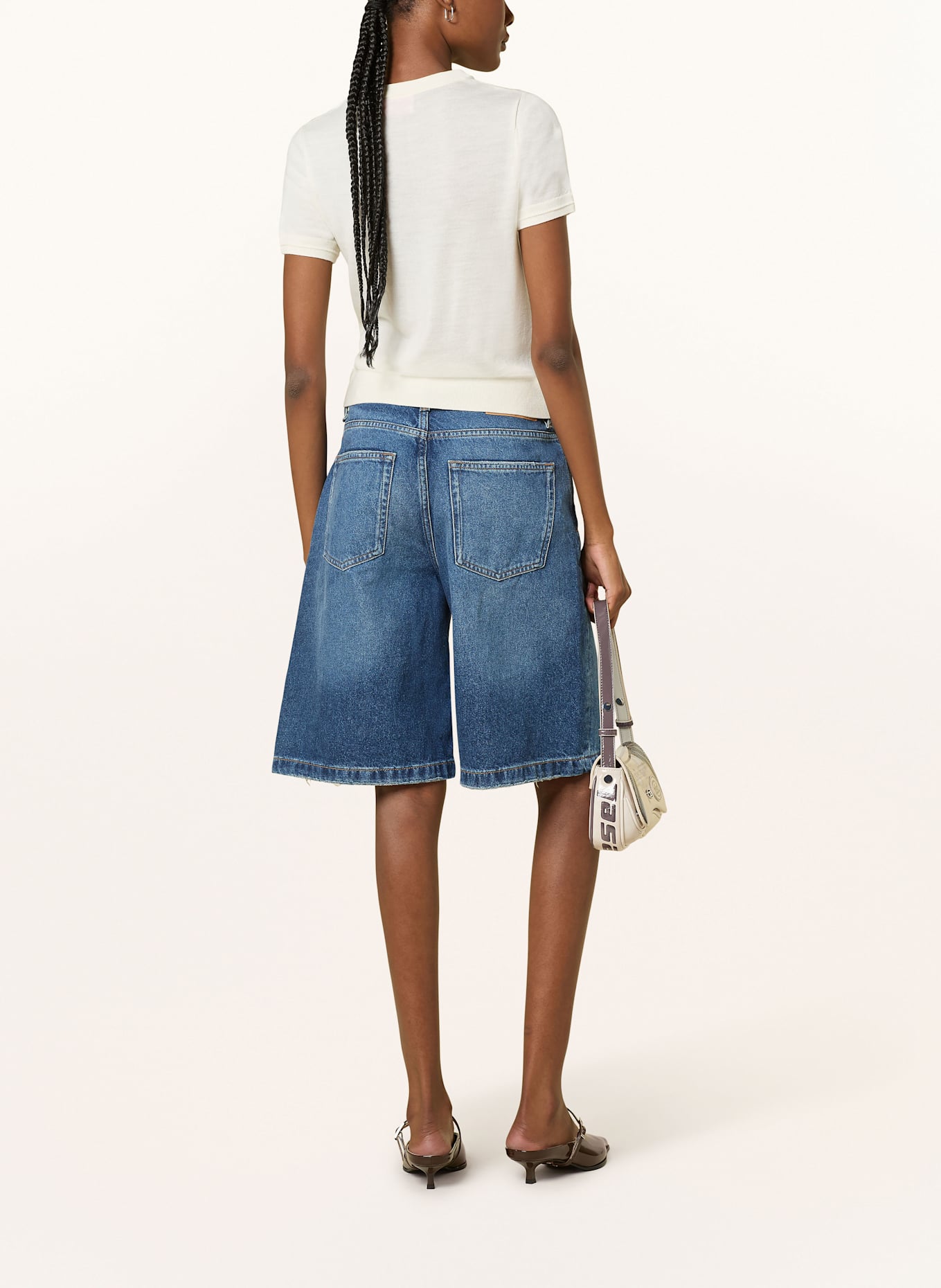 DIESEL Jeansshorts DE-SIRE: BLAU