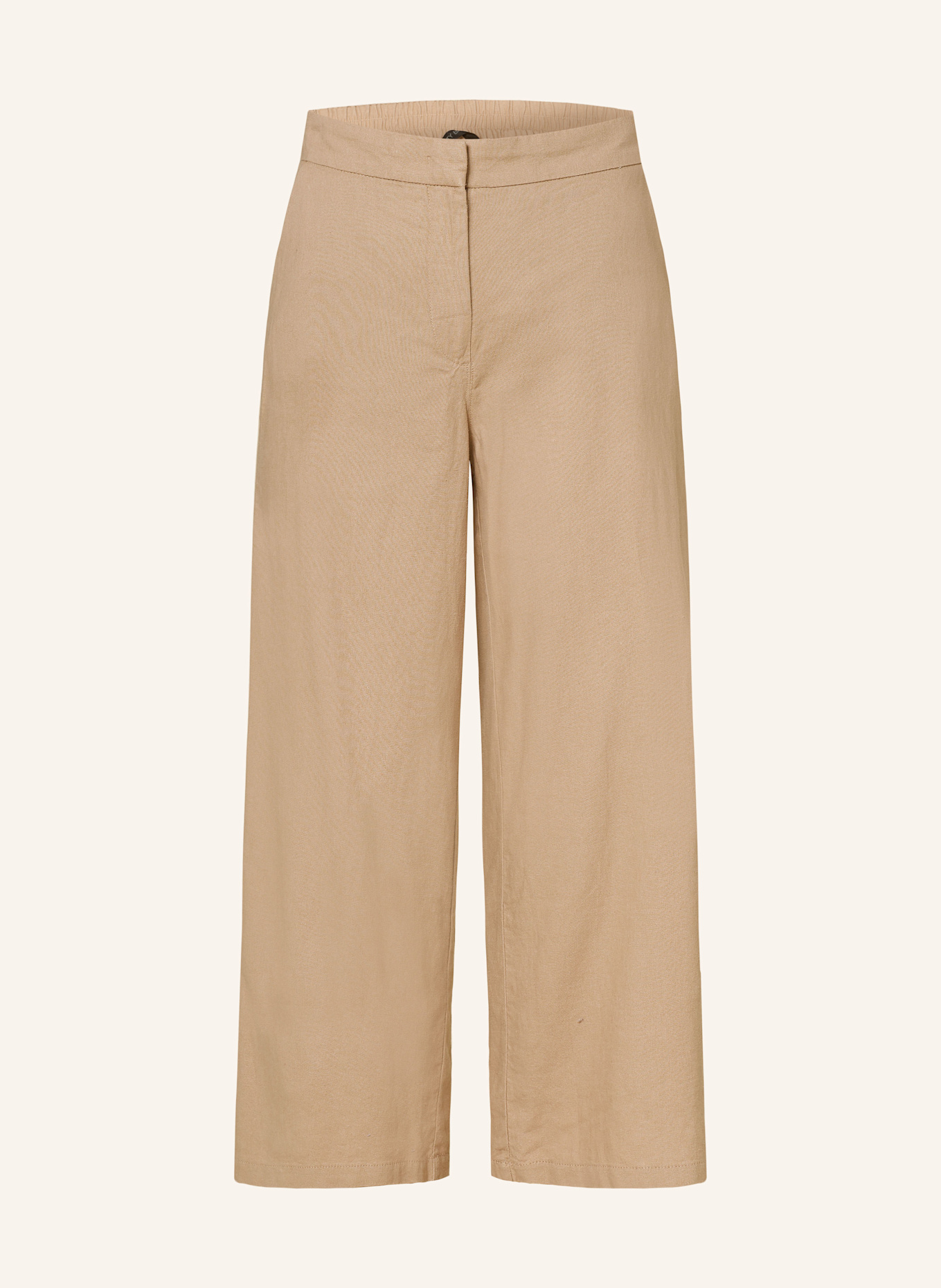 Betty Barclay 7/8 kalhoty se lnem: BÉŽOVÁ