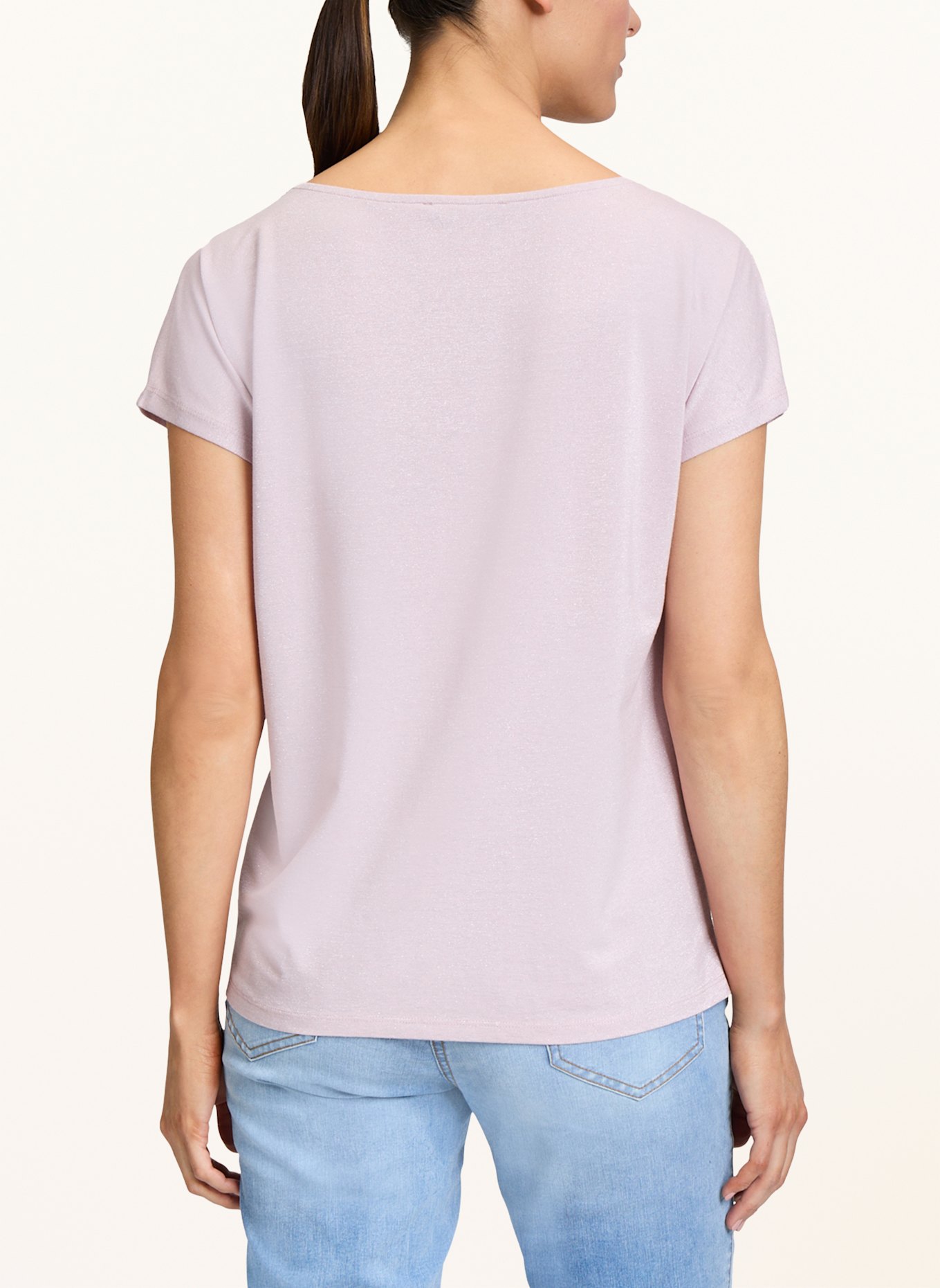 Betty Barclay T-shirt z cekinami: JASNORÓŻOWY / BLADORÓŻOWY