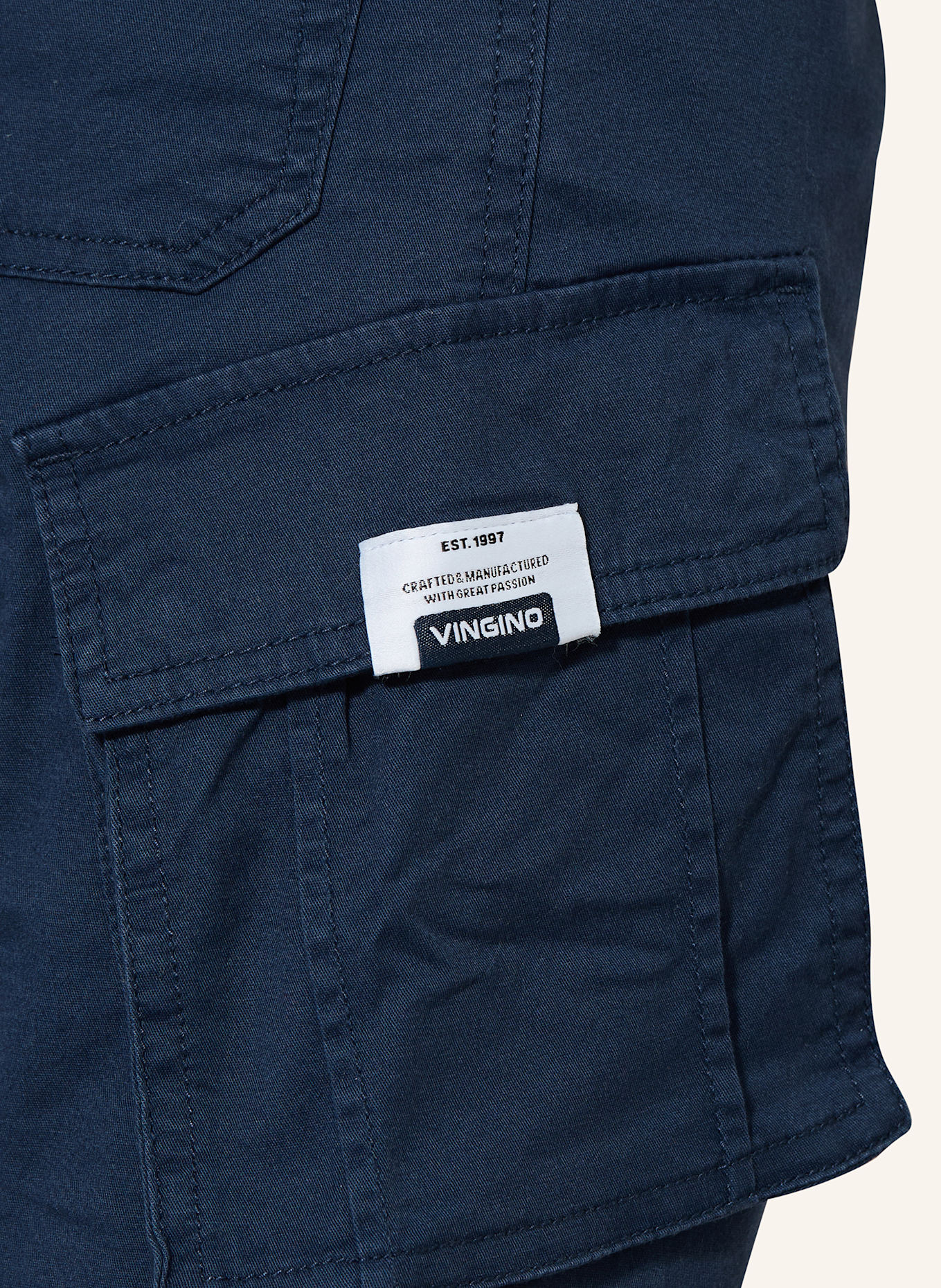 VINGINO Cargo šortky CLIFF: TMAVĚ MODRÁ