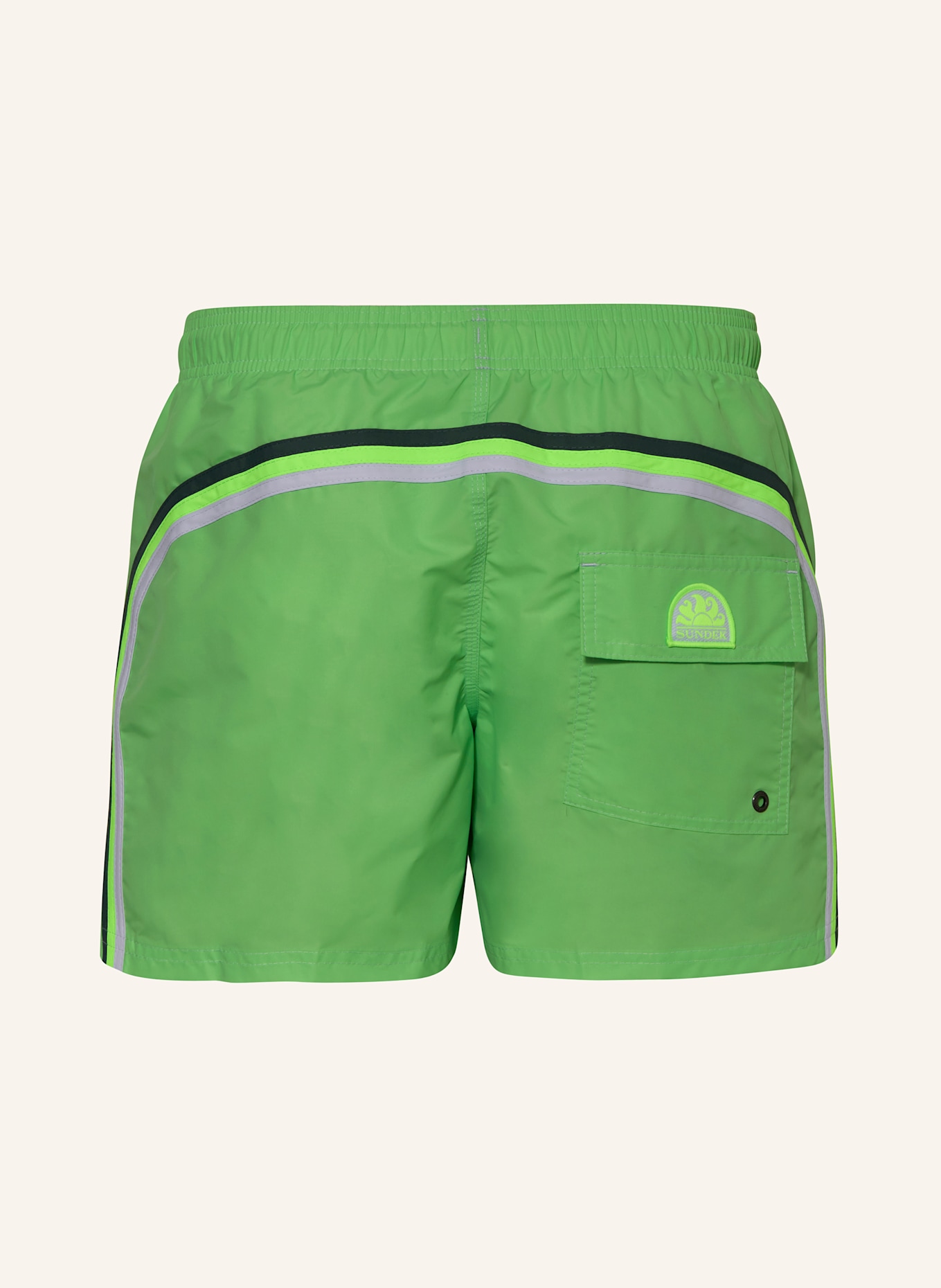 SUNDEK Badeshorts: NEONGRÜN