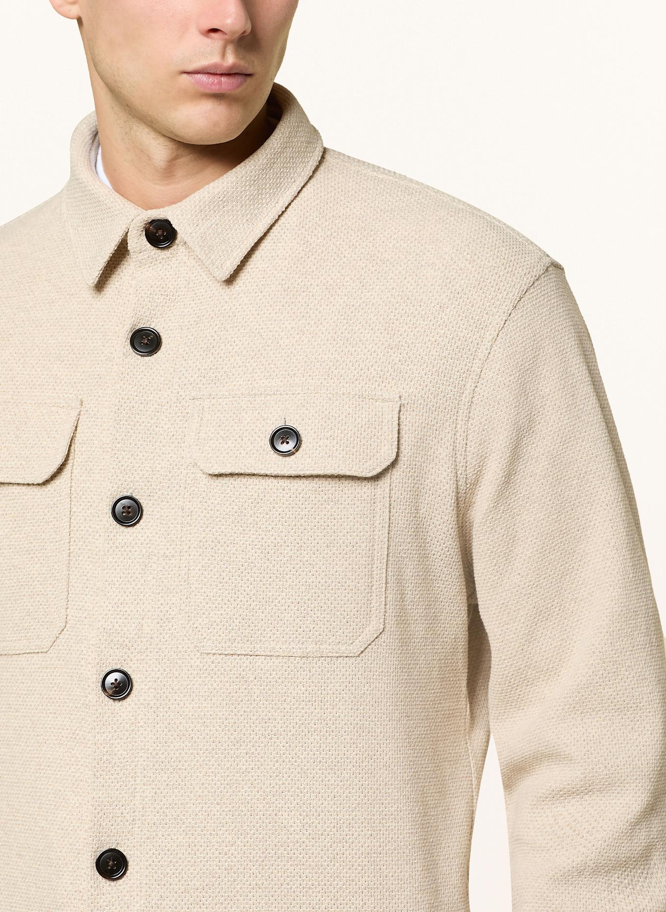 PROFUOMO Strick-Overshirt: BEIGE