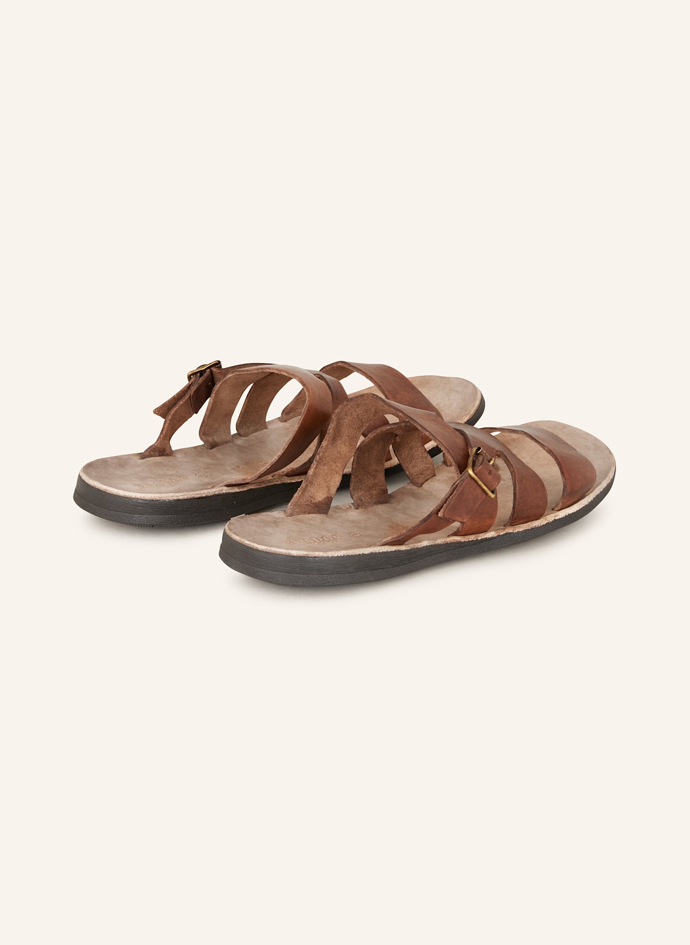 BRADOR Pantofle TCAPO: HNĚDÁ