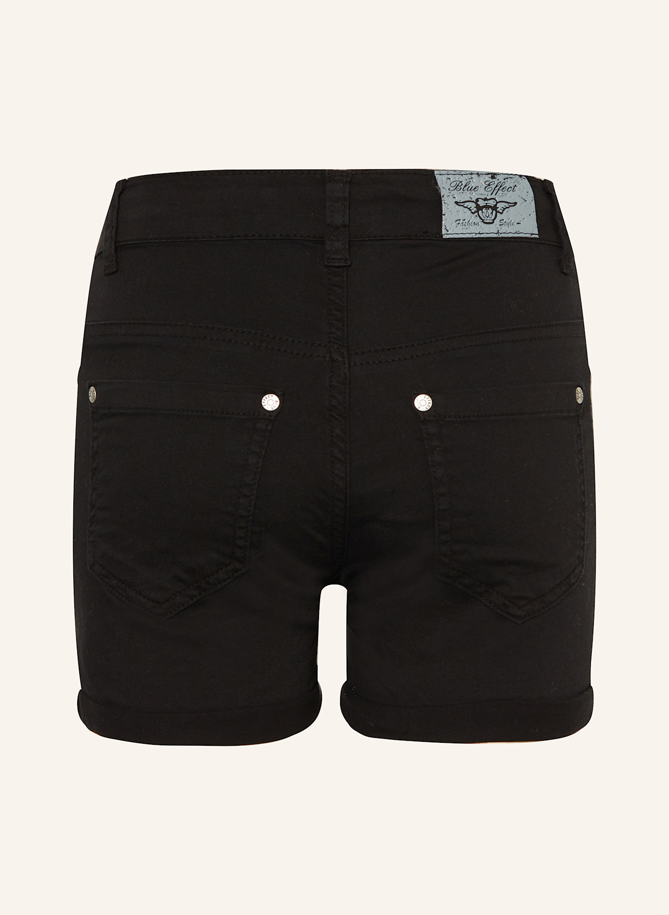 BLUE EFFECT Jeansshorts: 9015 PB Schwarz reactive