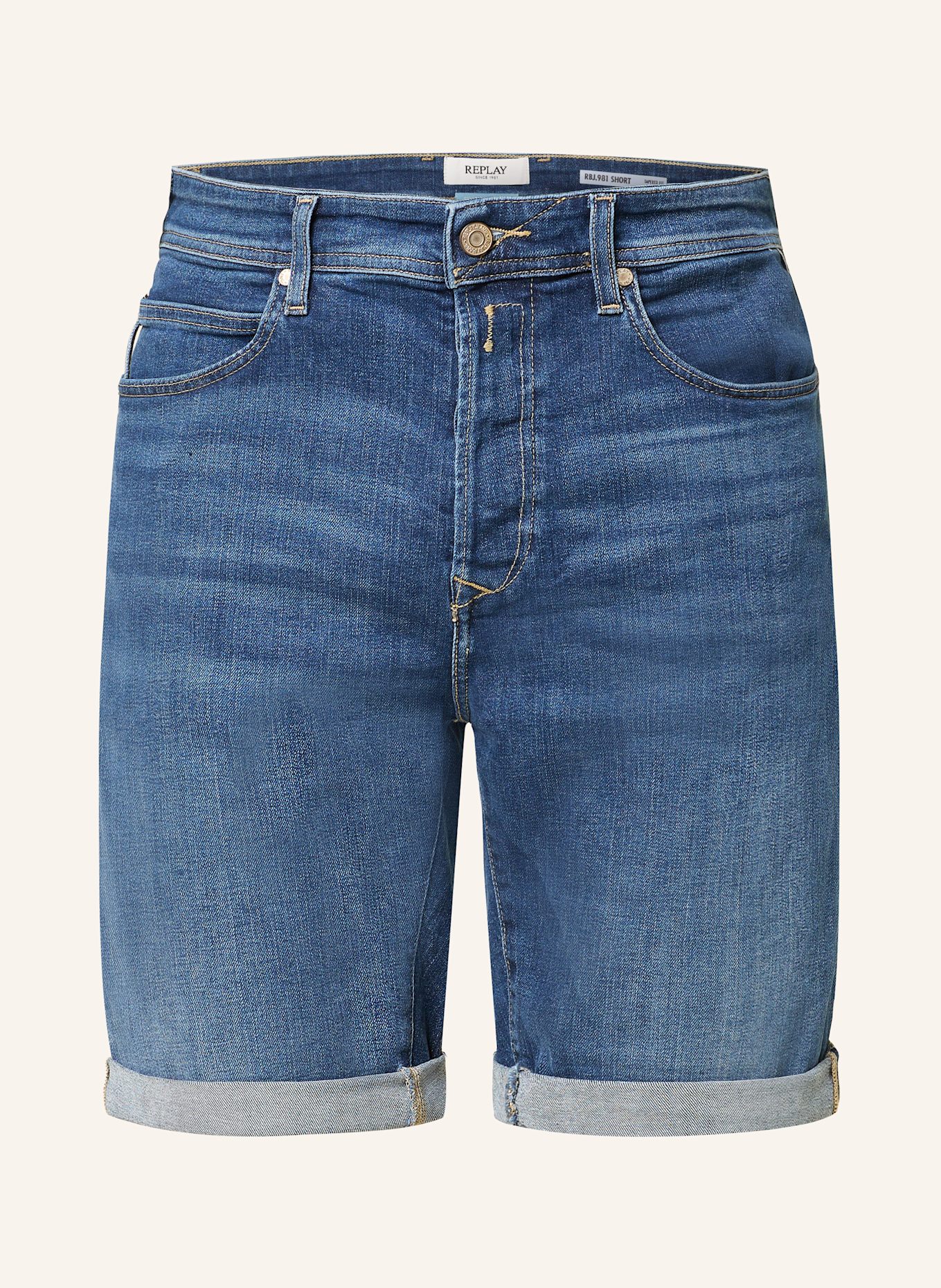 REPLAY Jeansshorts RBJ.981 Tapered Fit: 007 DARK BLUE