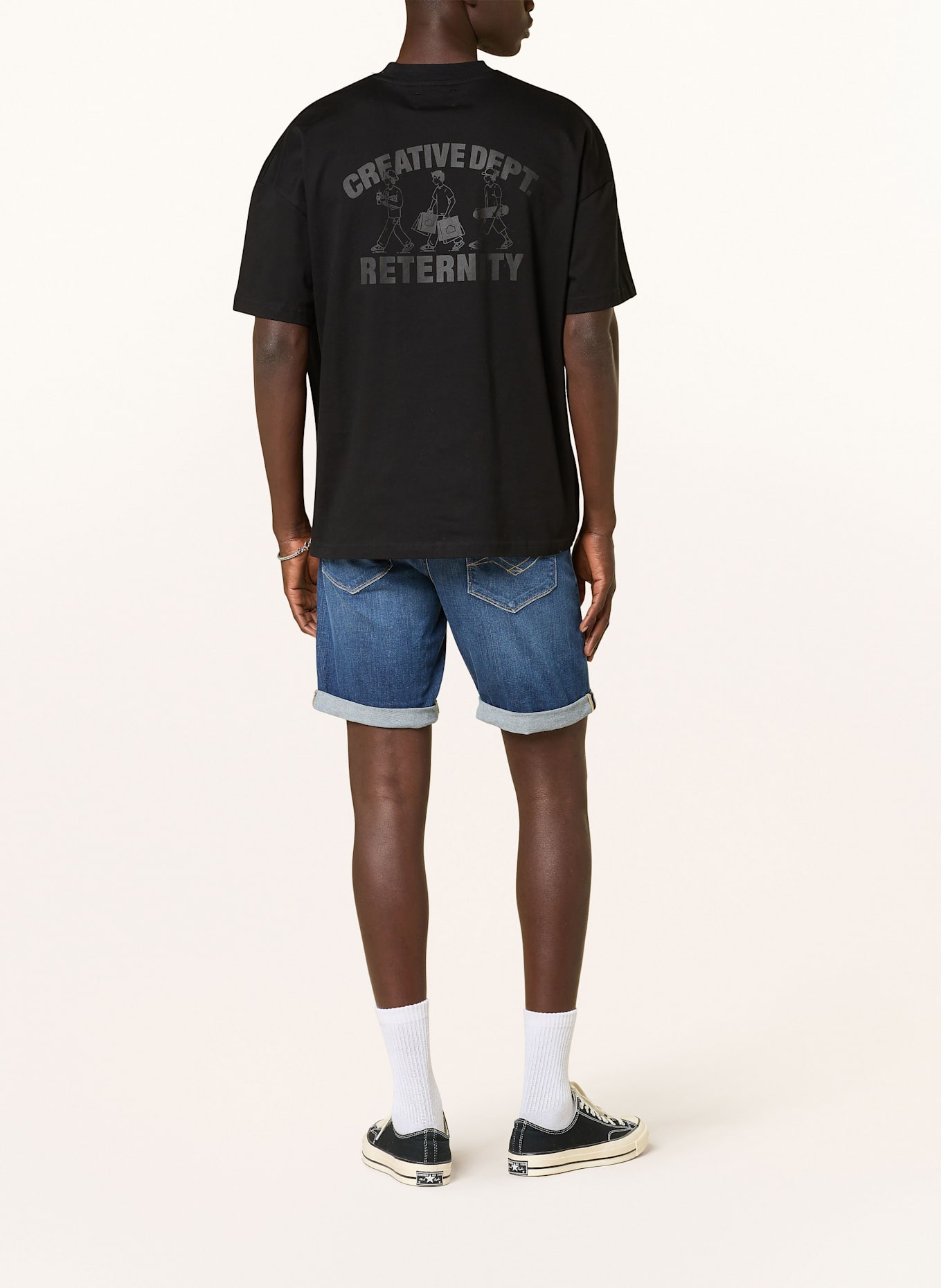 REPLAY Jeansshorts RBJ.981 Tapered Fit: 007 DARK BLUE