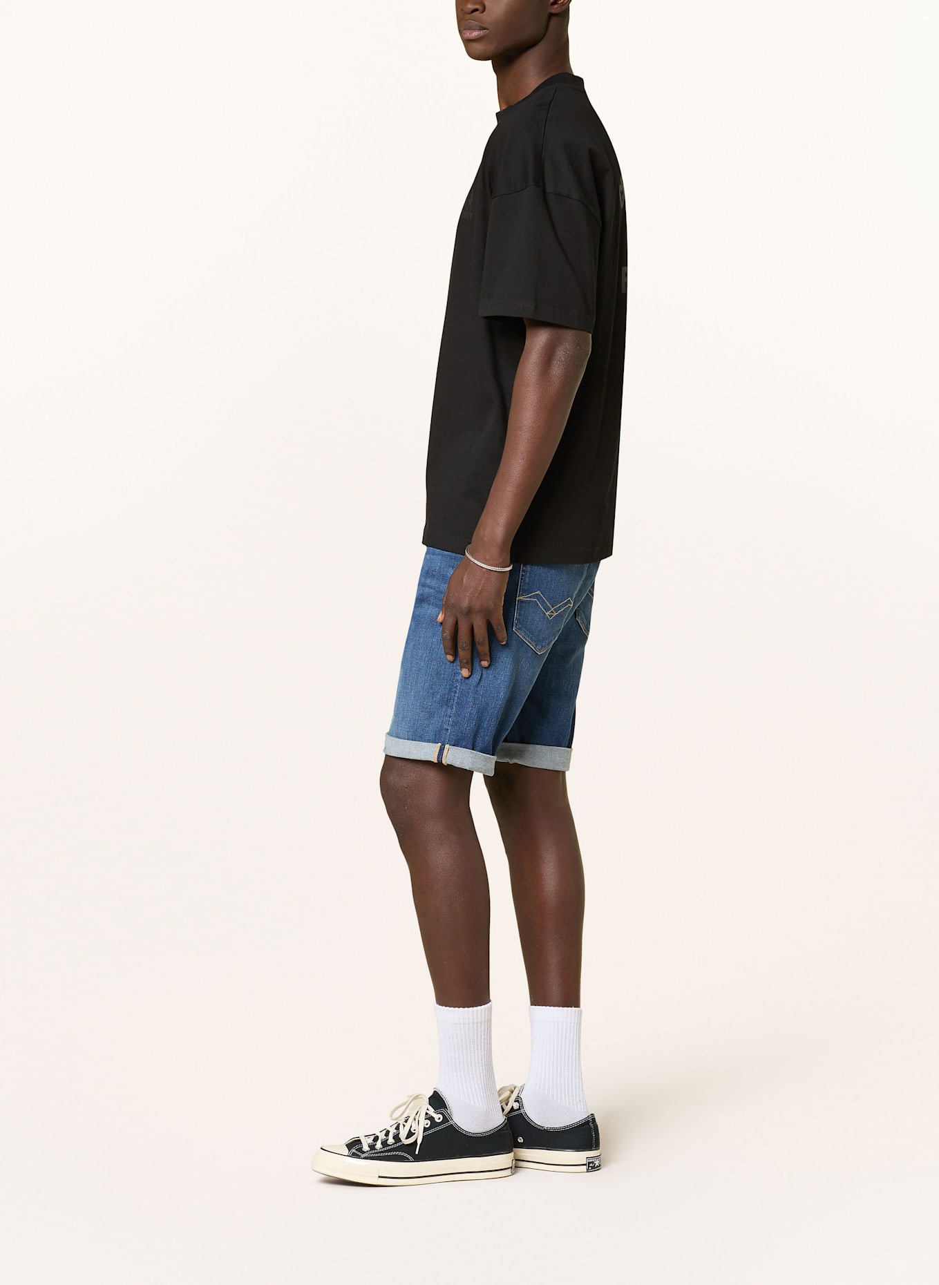 REPLAY Jeansshorts RBJ.981 Tapered Fit: 007 DARK BLUE