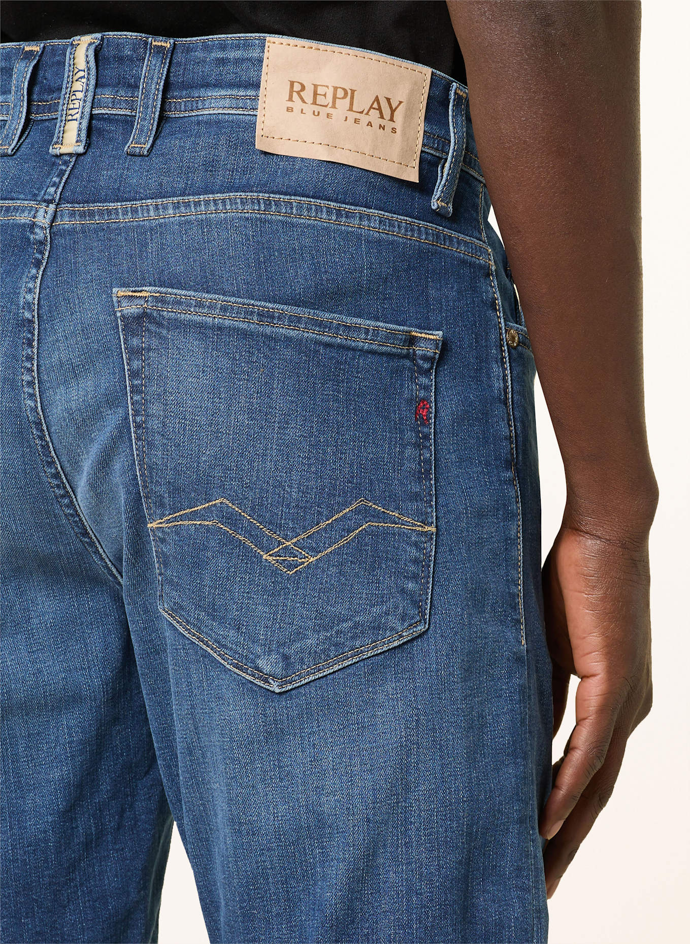 REPLAY Jeansshorts RBJ.981 Tapered Fit: 007 DARK BLUE