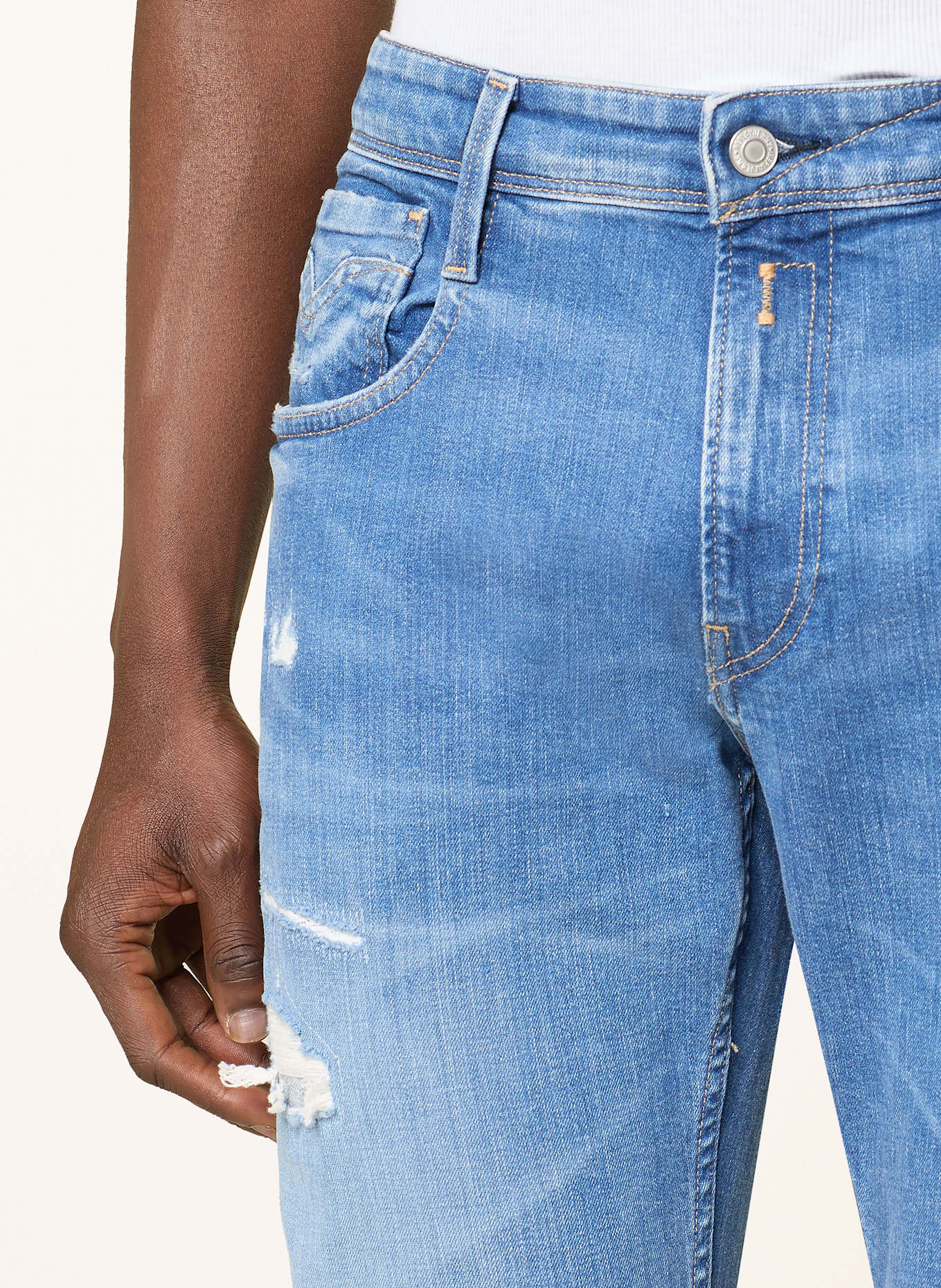 REPLAY Jeans Slim Fit: 009 MEDIUM BLUE