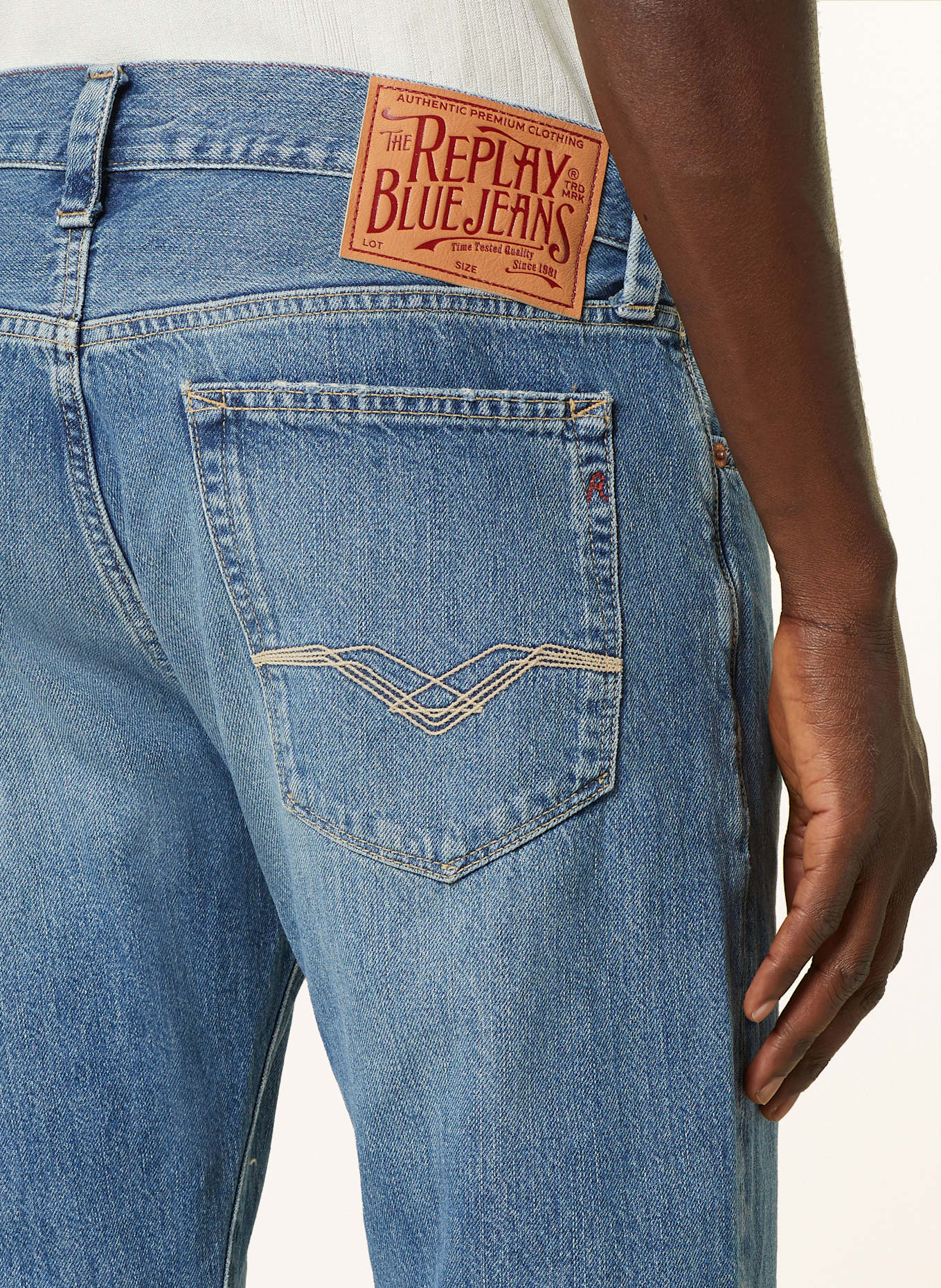 REPLAY Jeans DERYCK Regular Fit: 009 MEDIUM BLUE