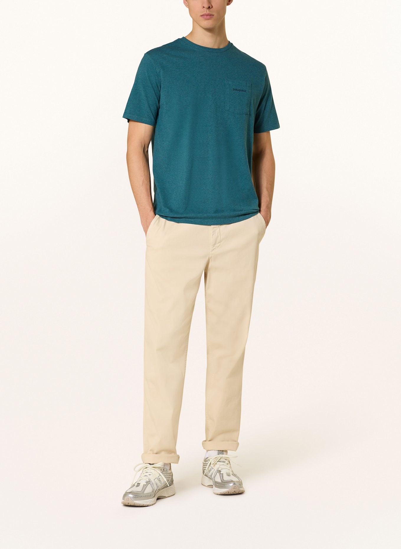 patagonia T-shirt: PETROL