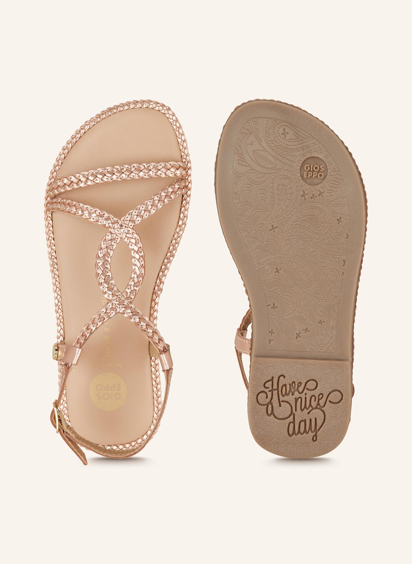 GIOSEPPO Sandalen SUFFIELD: ROSÉGOLD