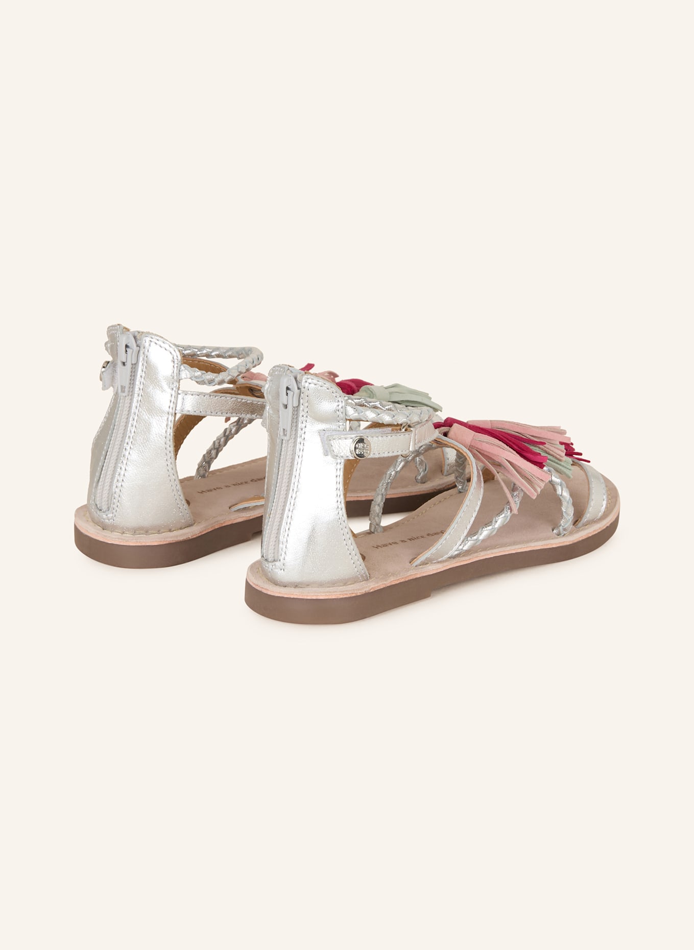 GIOSEPPO Sandalen JANESVILLE: SILBER/ FUCHSIA