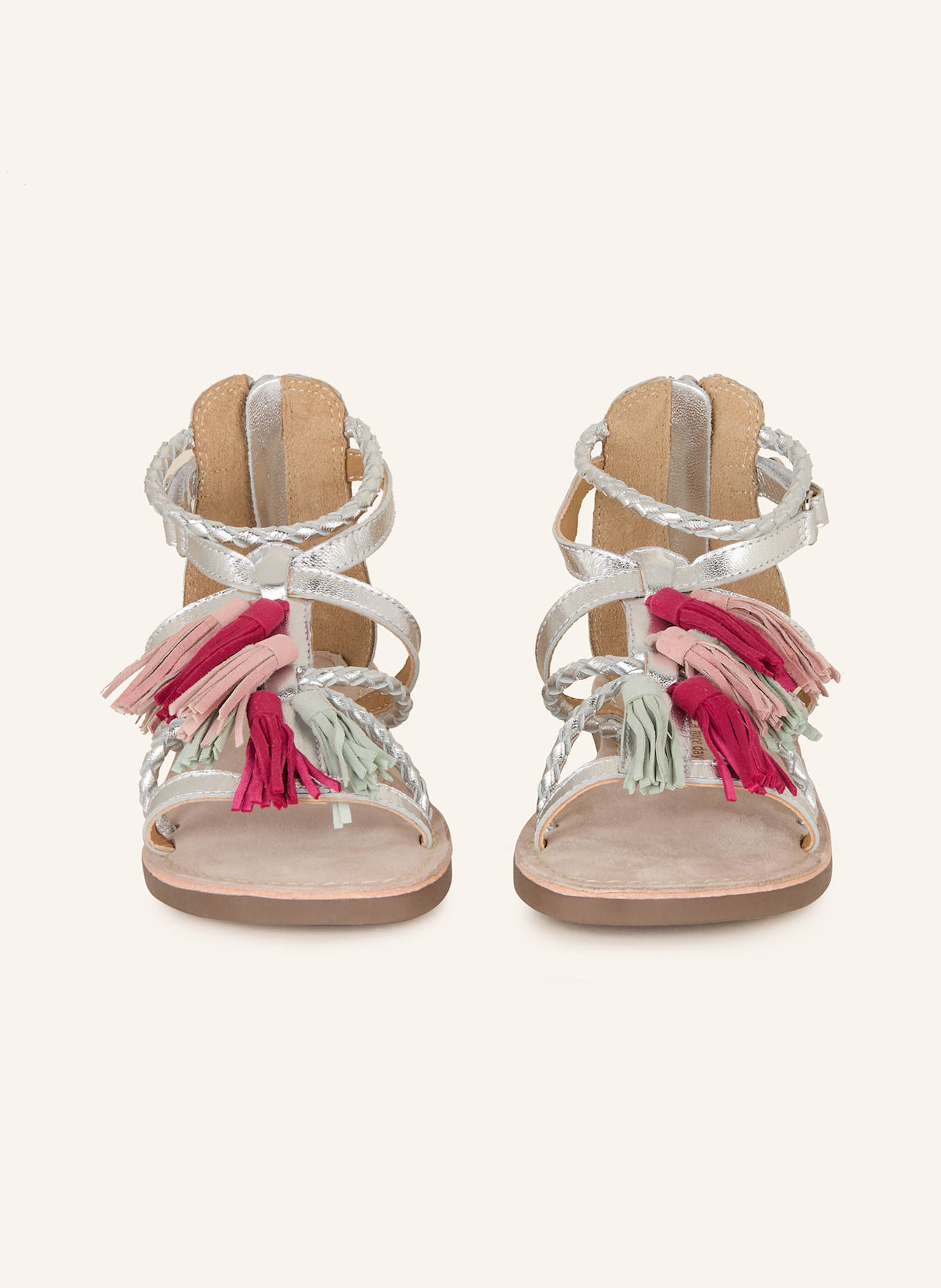 GIOSEPPO Sandalen JANESVILLE: SILBER/ FUCHSIA