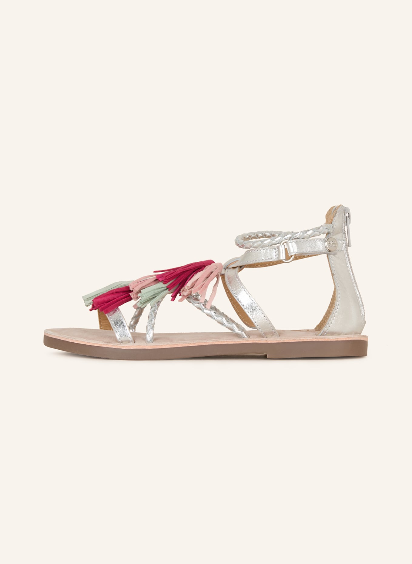 GIOSEPPO Sandalen JANESVILLE: SILBER/ FUCHSIA