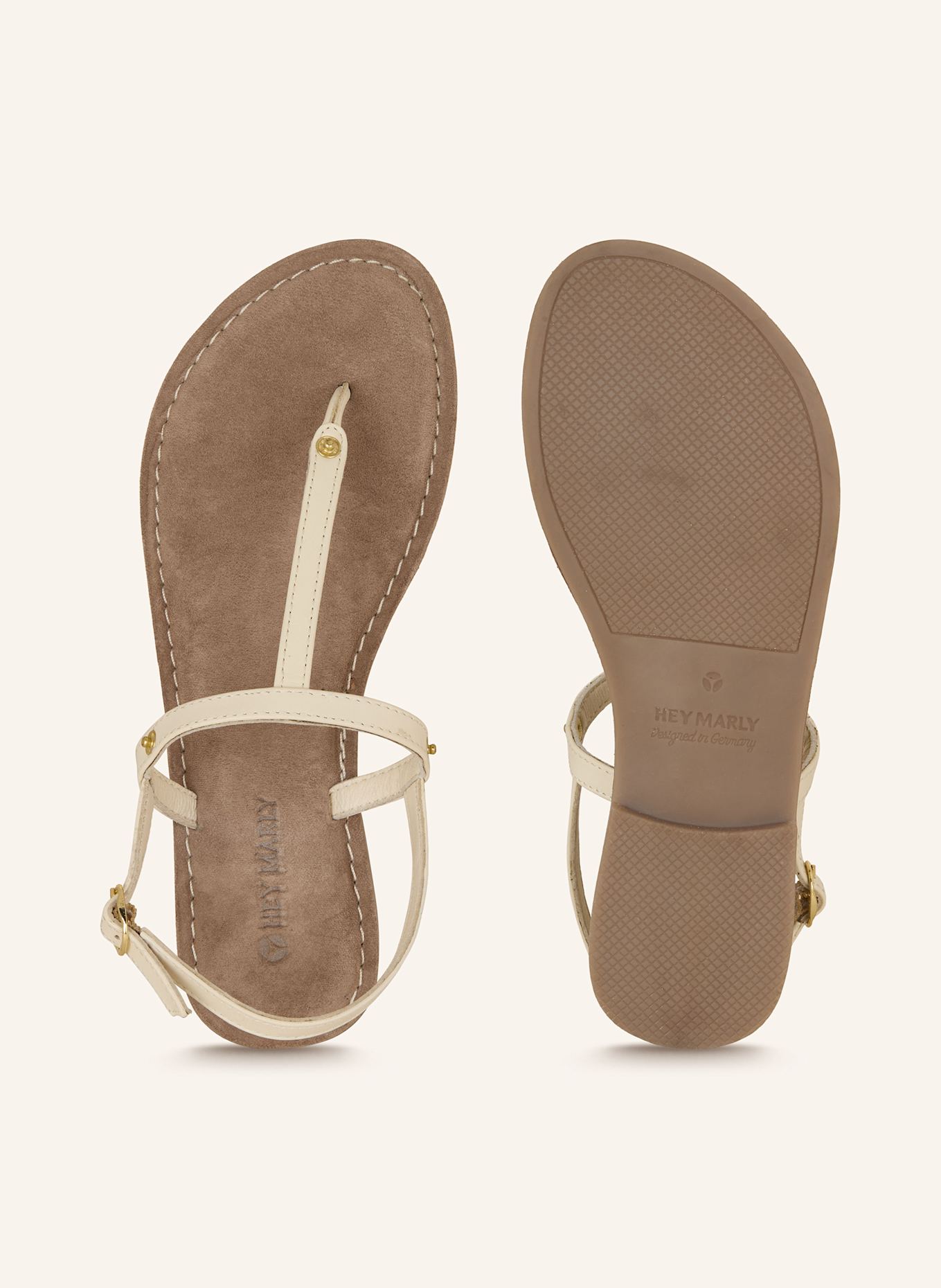HEY MARLY Sandalen-Basis COMFORT: CREME