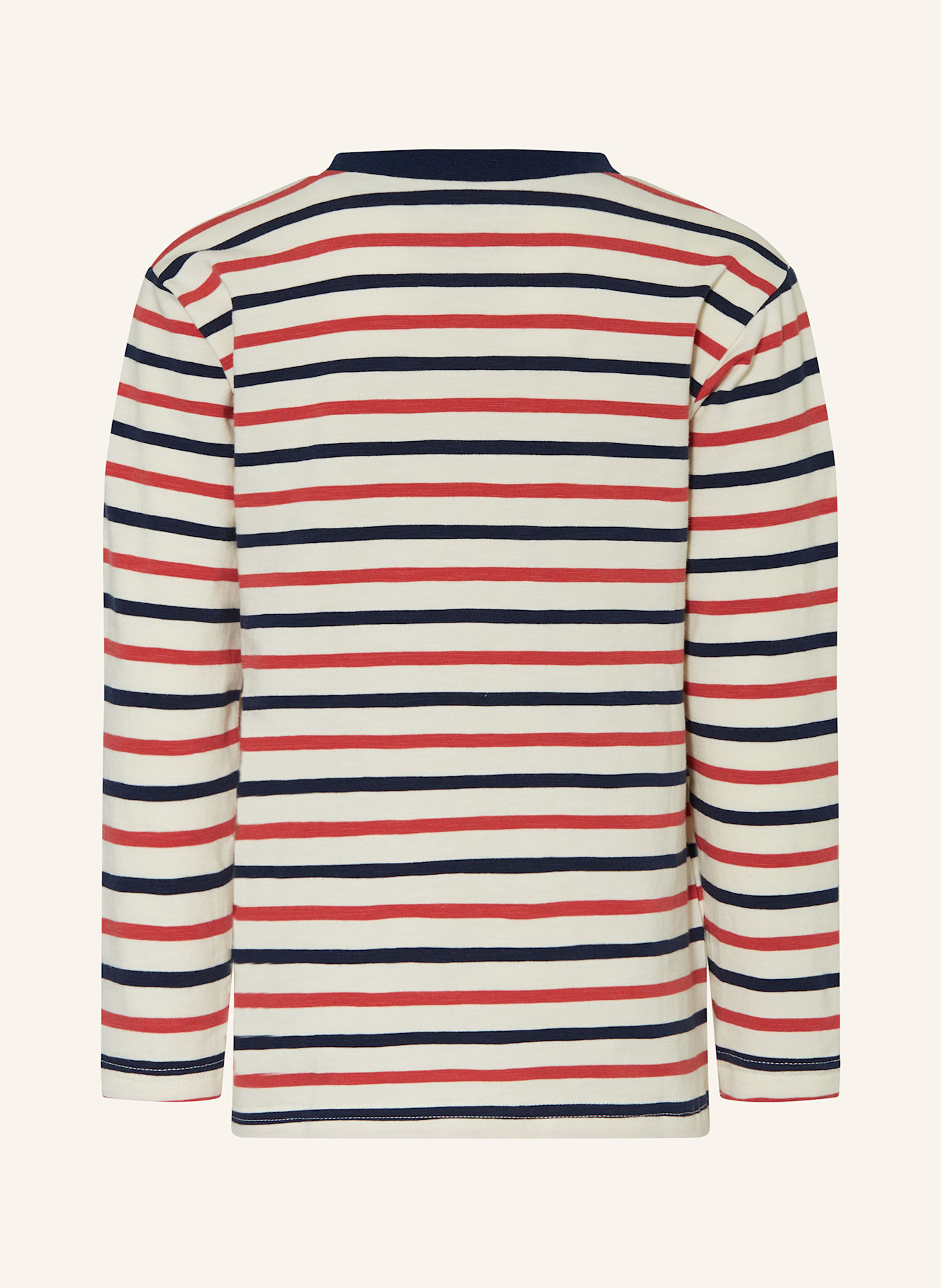 HUST and CLAIRE Longsleeve HCANTON: ROT / DUNKELBLAU / ECRU