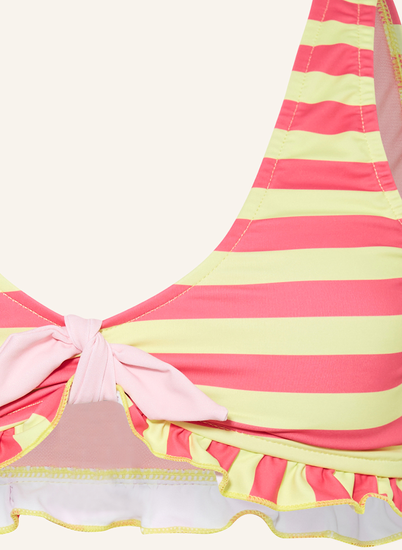 Sanetta Bralette bikiny s UV ochranou 50+: ŽLUTÁ / RŮŽOVÁ