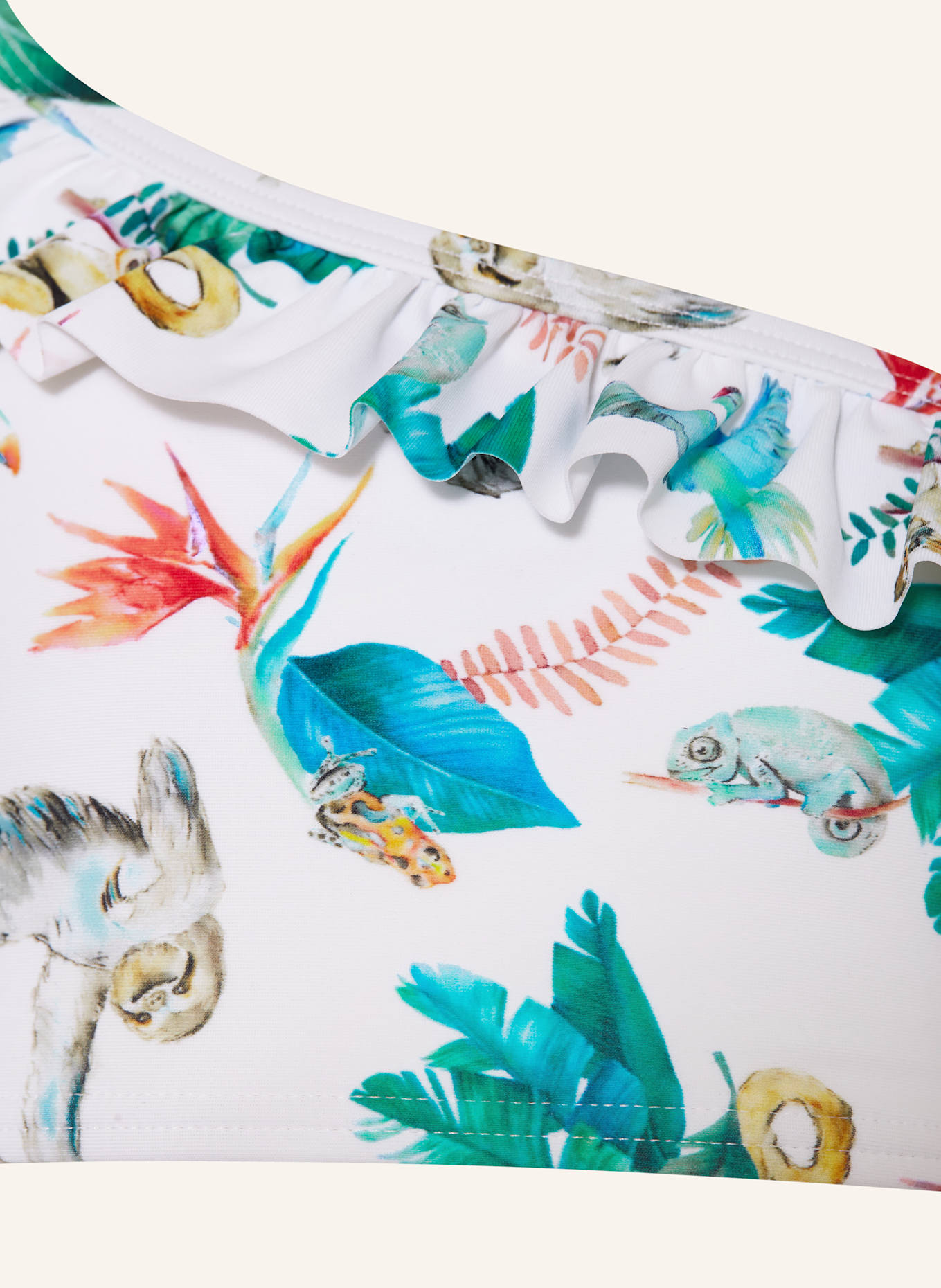 Sanetta Bustier bikiny s UV ochranou 50+: BÍLÁ / MODRÁ / ČERVENÁ