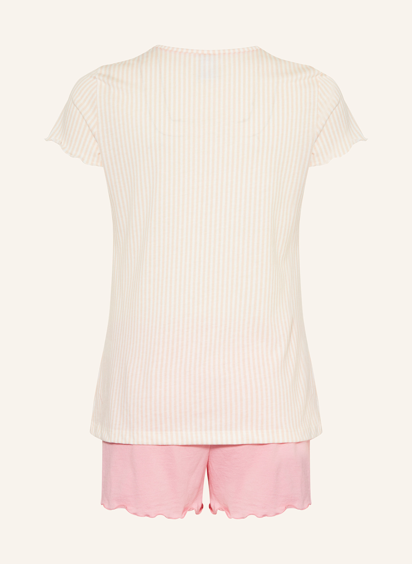 Sanetta Shorty pajamas: PINK / LIGHT ORANGE