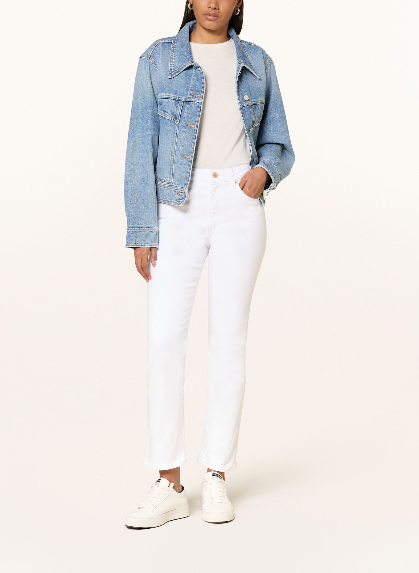 mavi Straight Jeans KENDRA: 86459 white
