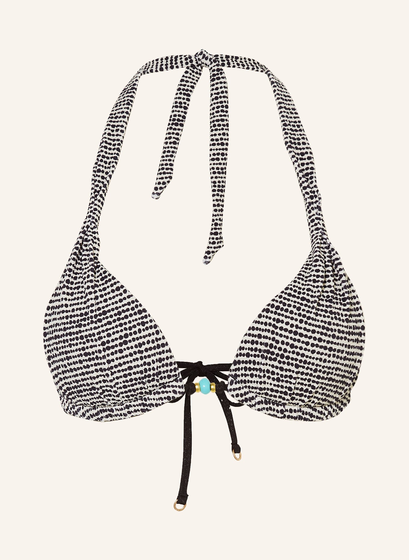 BANANA MOON COUTURE Push-up-Bikini-Top NICASIO KINO: SCHWARZ/ WEISS