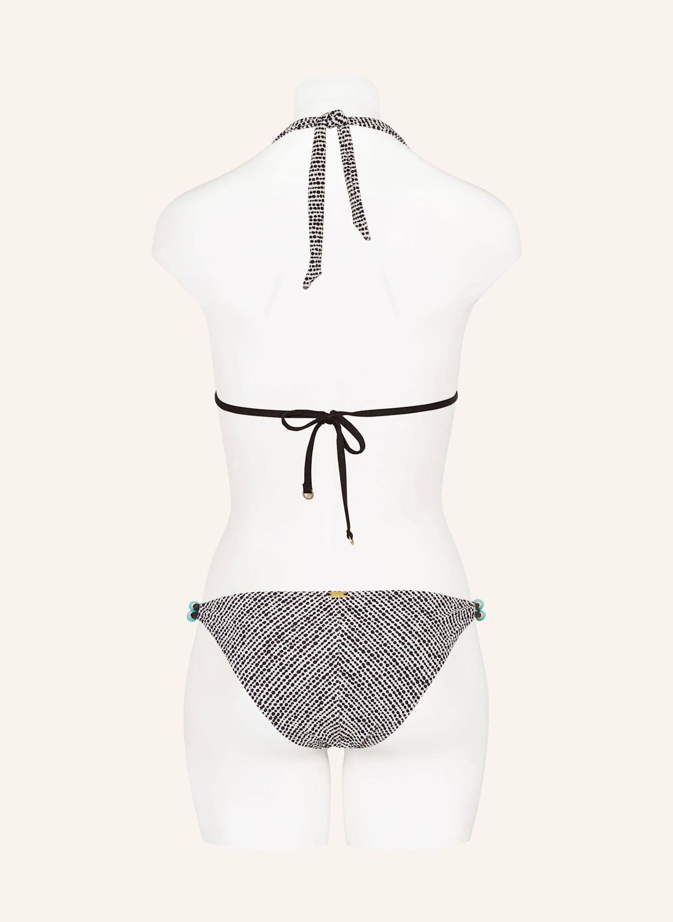 BANANA MOON COUTURE Push-up-Bikini-Top NICASIO KINO: SCHWARZ/ WEISS