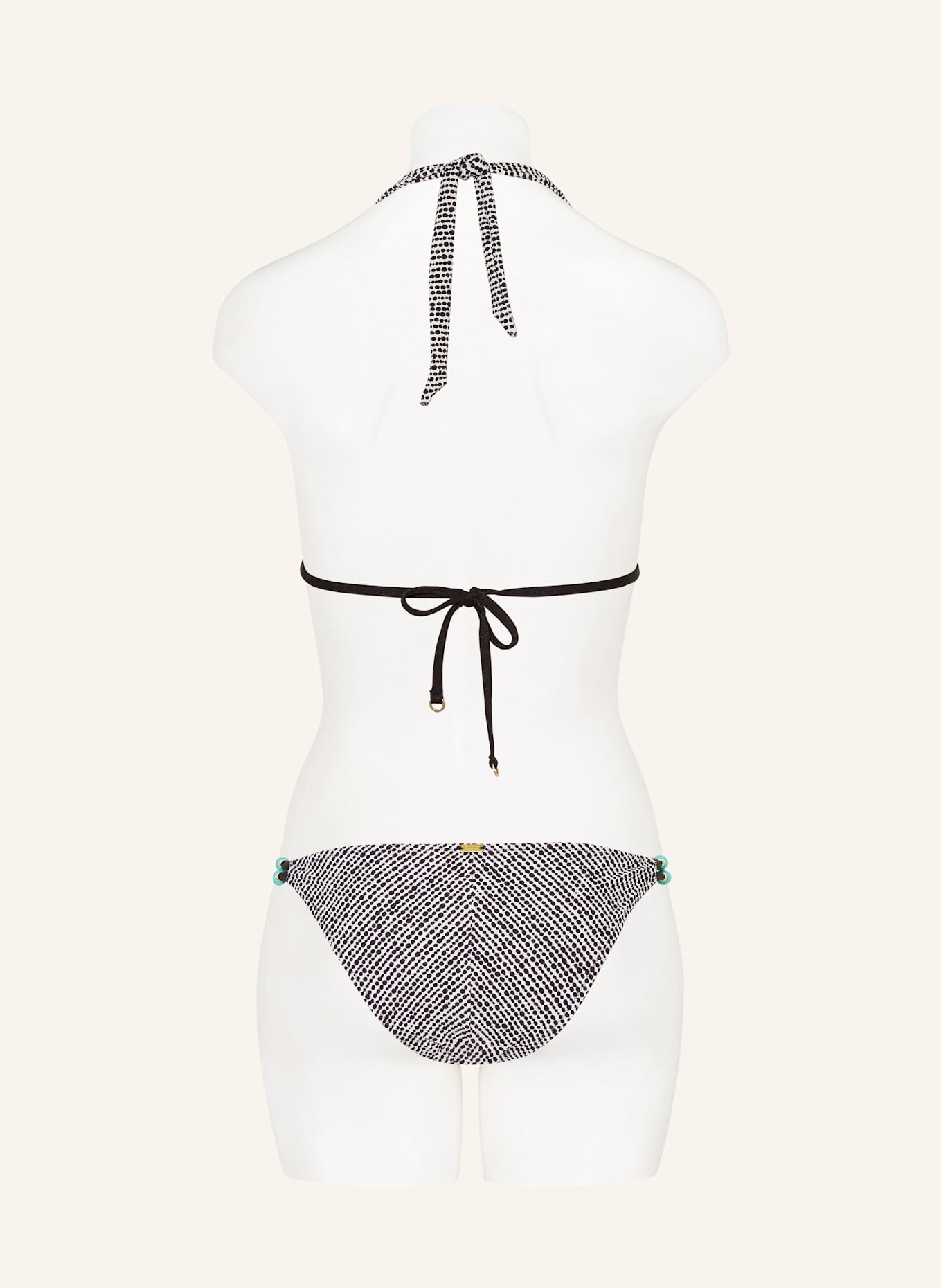 BANANA MOON COUTURE Bikini basique NICASIO KAOBA: NOIR / BLANC