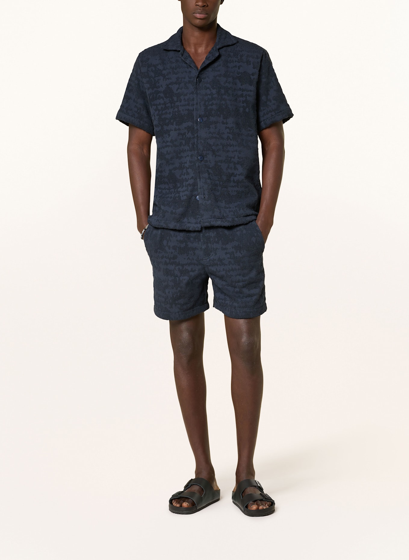 OAS Frotteeshorts NIGHT LAGOON: DUNKELBLAU