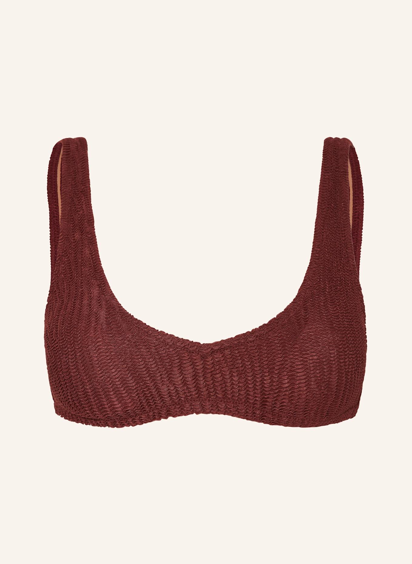 OAS Góra od bikini bustier CHERRY ROCCIA: CIEMNOCZERWONY