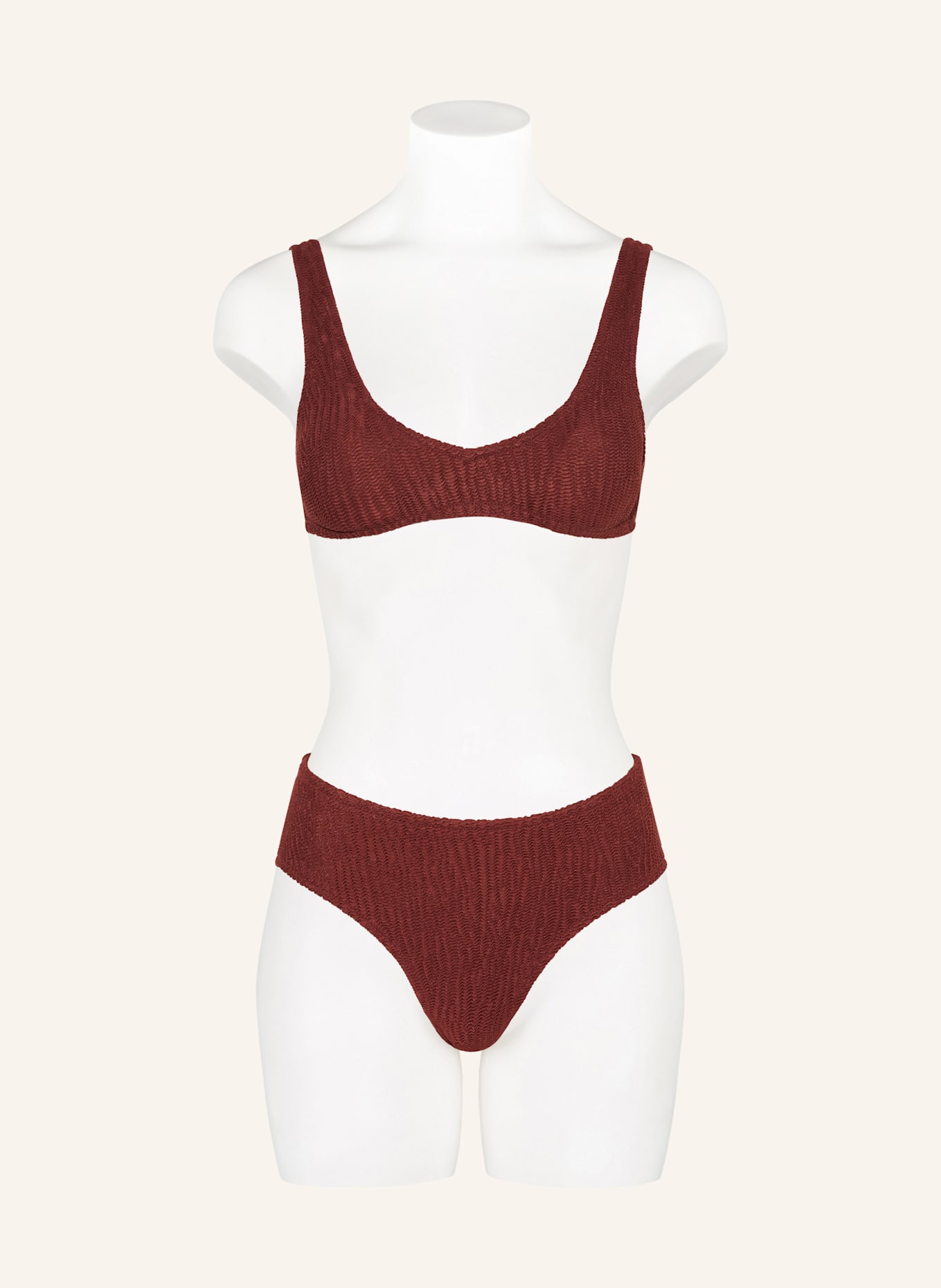 OAS Góra od bikini bustier CHERRY ROCCIA: CIEMNOCZERWONY