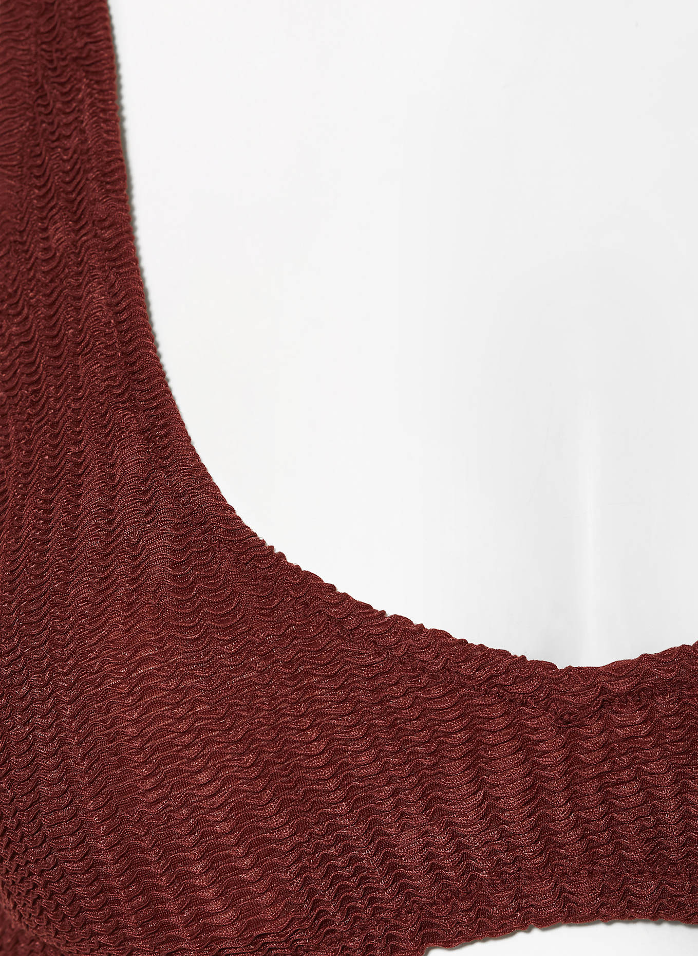 OAS Góra od bikini bustier CHERRY ROCCIA: CIEMNOCZERWONY