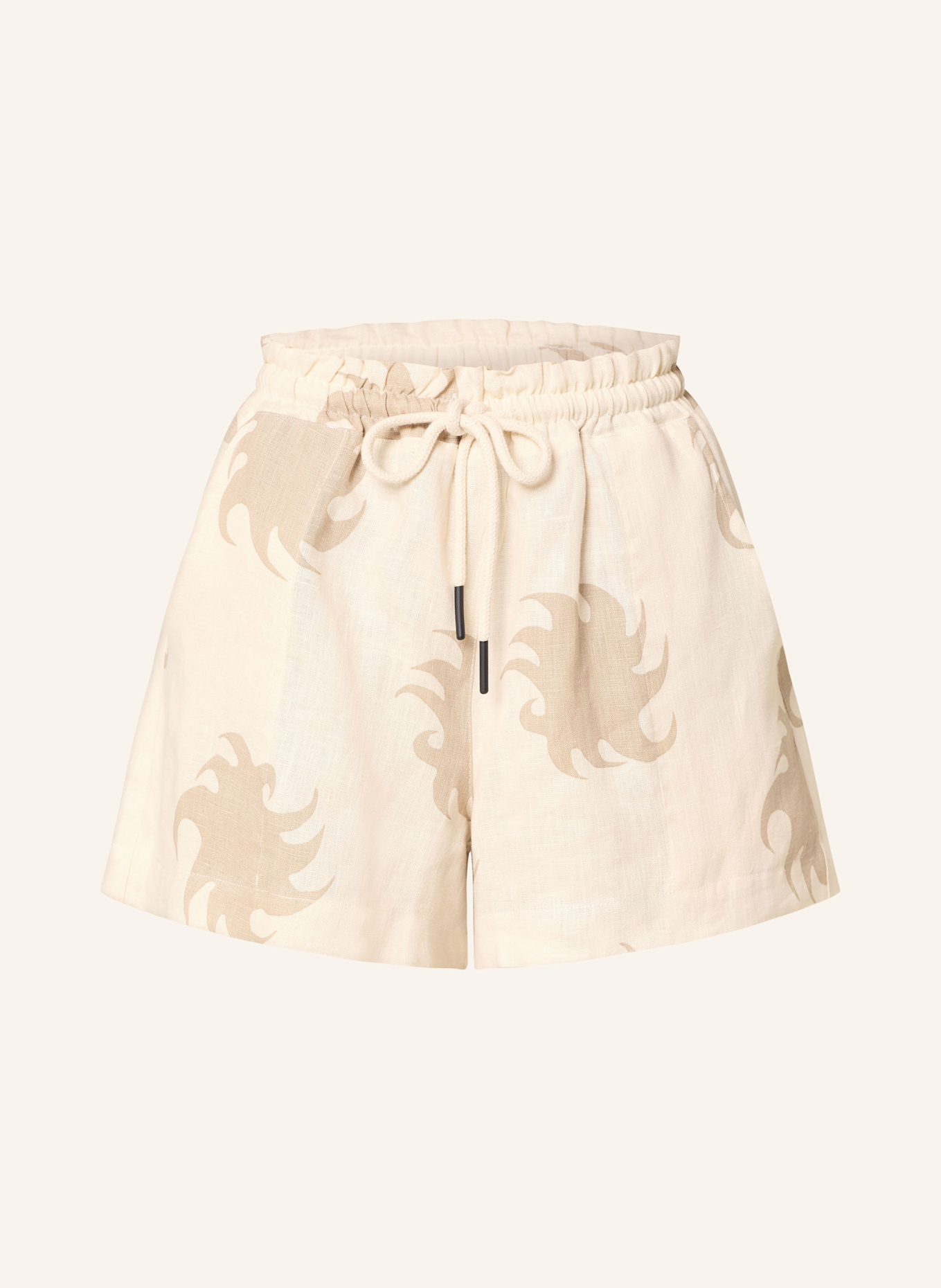 OAS Leinen-Shorts HAZEL AMBER DRIZZLE: ECRU / BEIGE