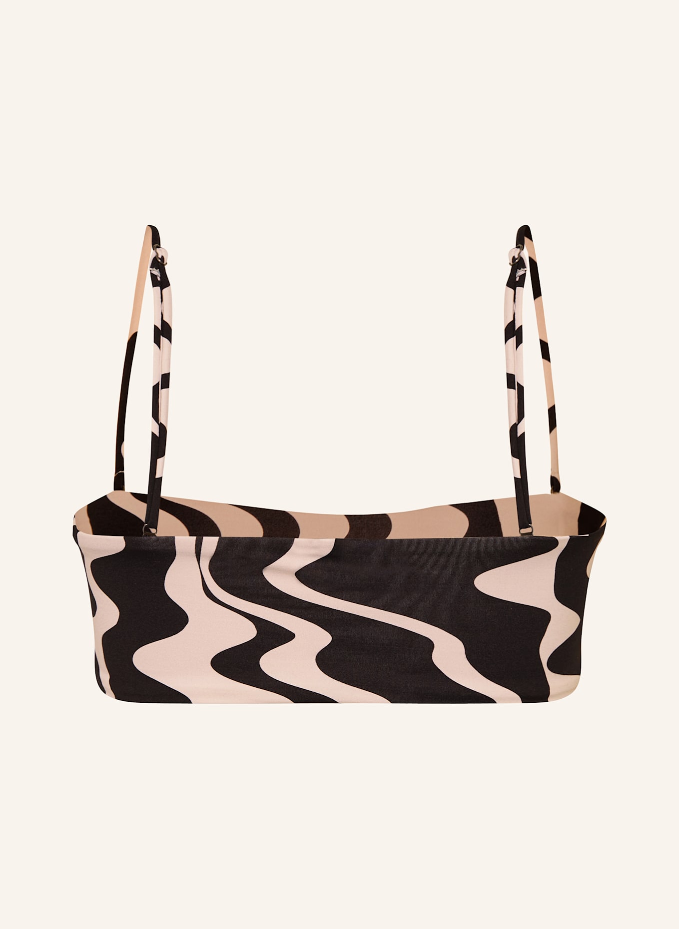 OAS Bandeau-Bikini-Top VERVE BAIA: SCHWARZ/ ECRU