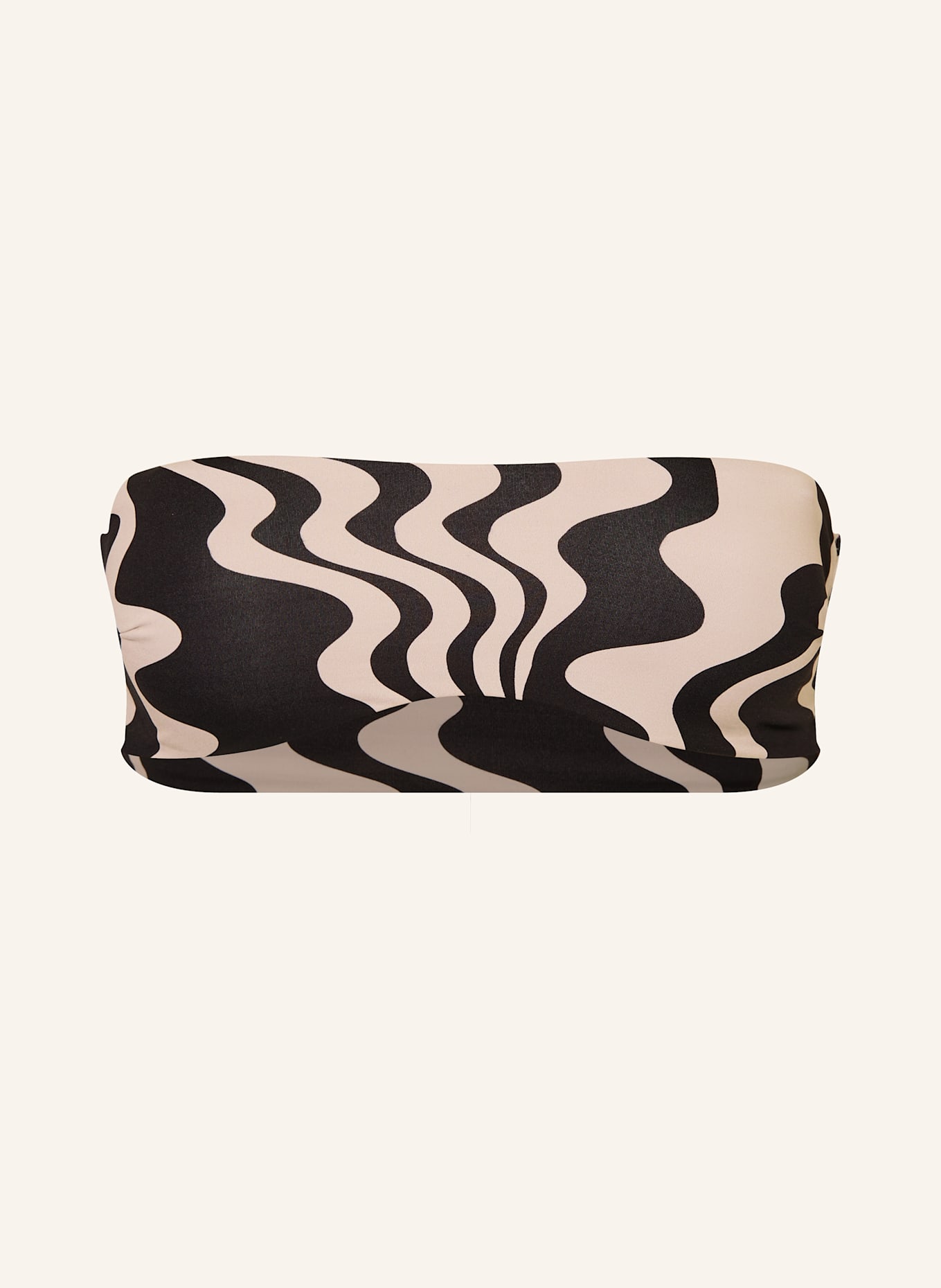 OAS Bandeau-Bikini-Top VERVE BAIA: SCHWARZ/ ECRU