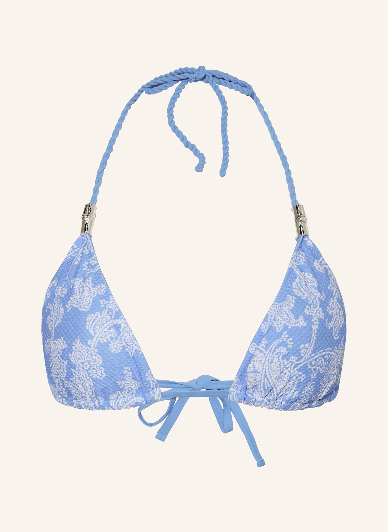 heidi klein Triangel-Bikini-Hose PLAYA PARAISO: BLAU / WEISS