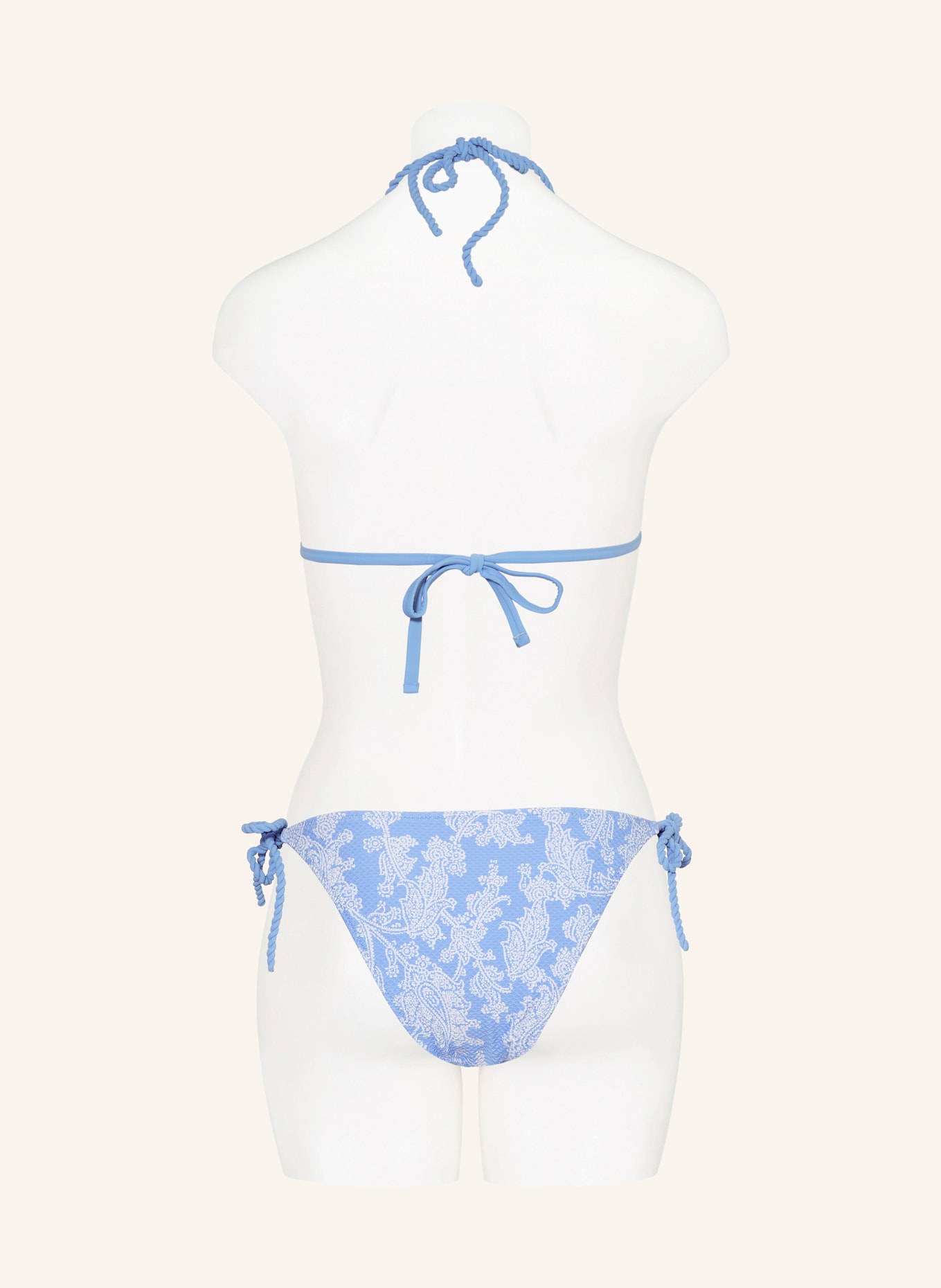 heidi klein Triangel-Bikini-Hose PLAYA PARAISO: BLAU / WEISS