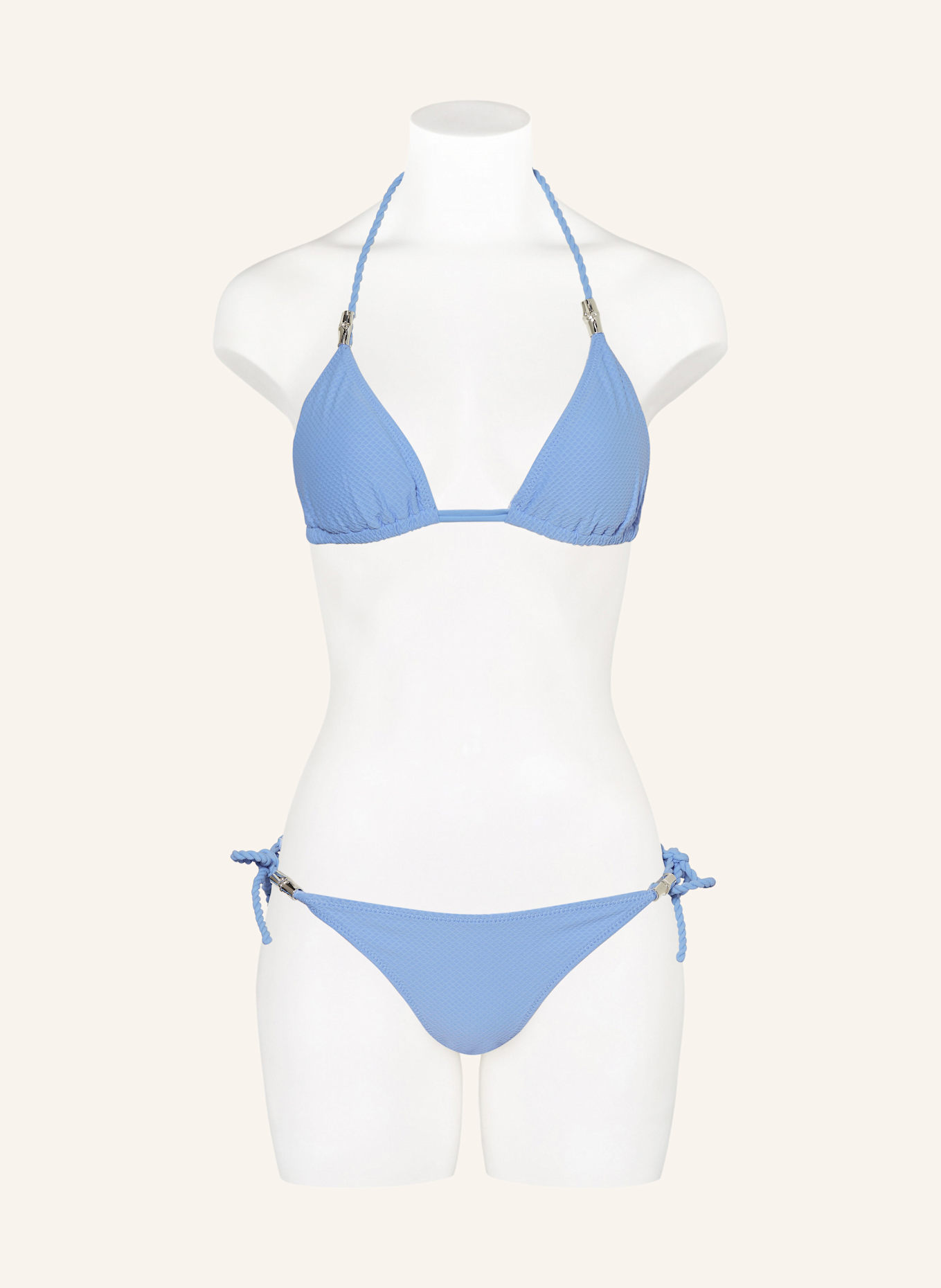 heidi klein Triangel-Bikini-Hose PLAYA PARAISO: BLAU / WEISS