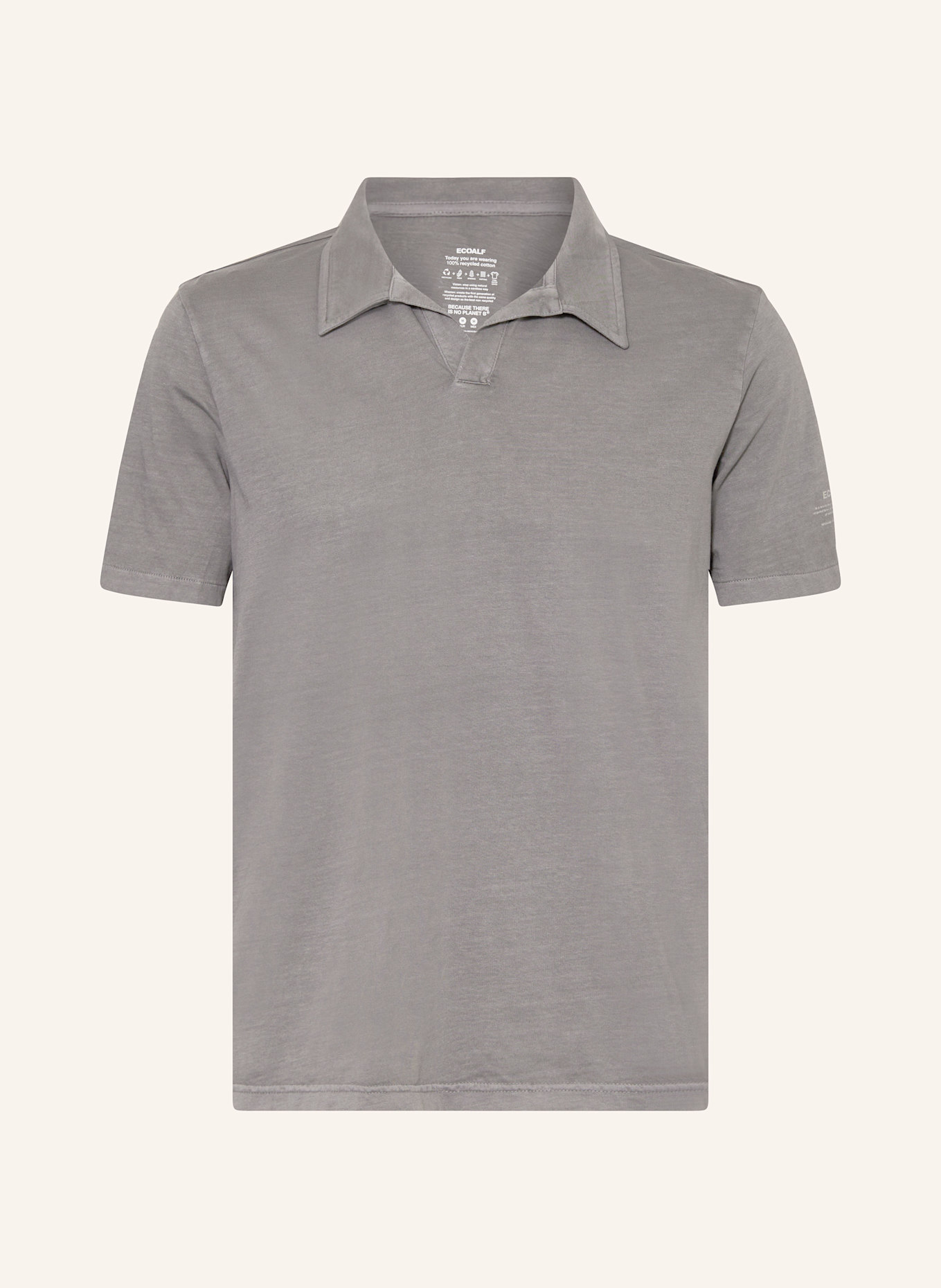 ECOALF Polo en jersey ENZO coupe classique: GRIS