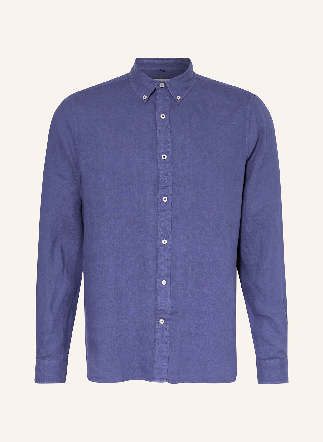 ECOALF Linen shirt MALIBU Regular fit: BLUE