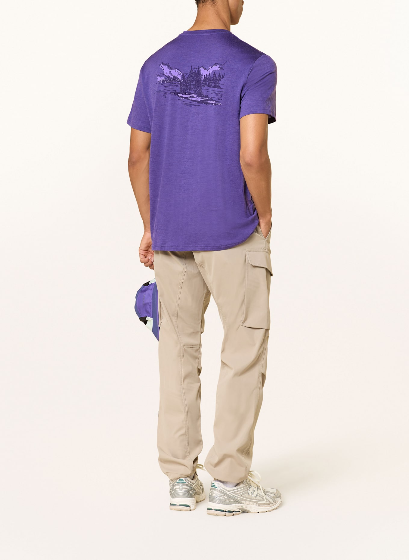 odlo Tričko: FIALOVÁ