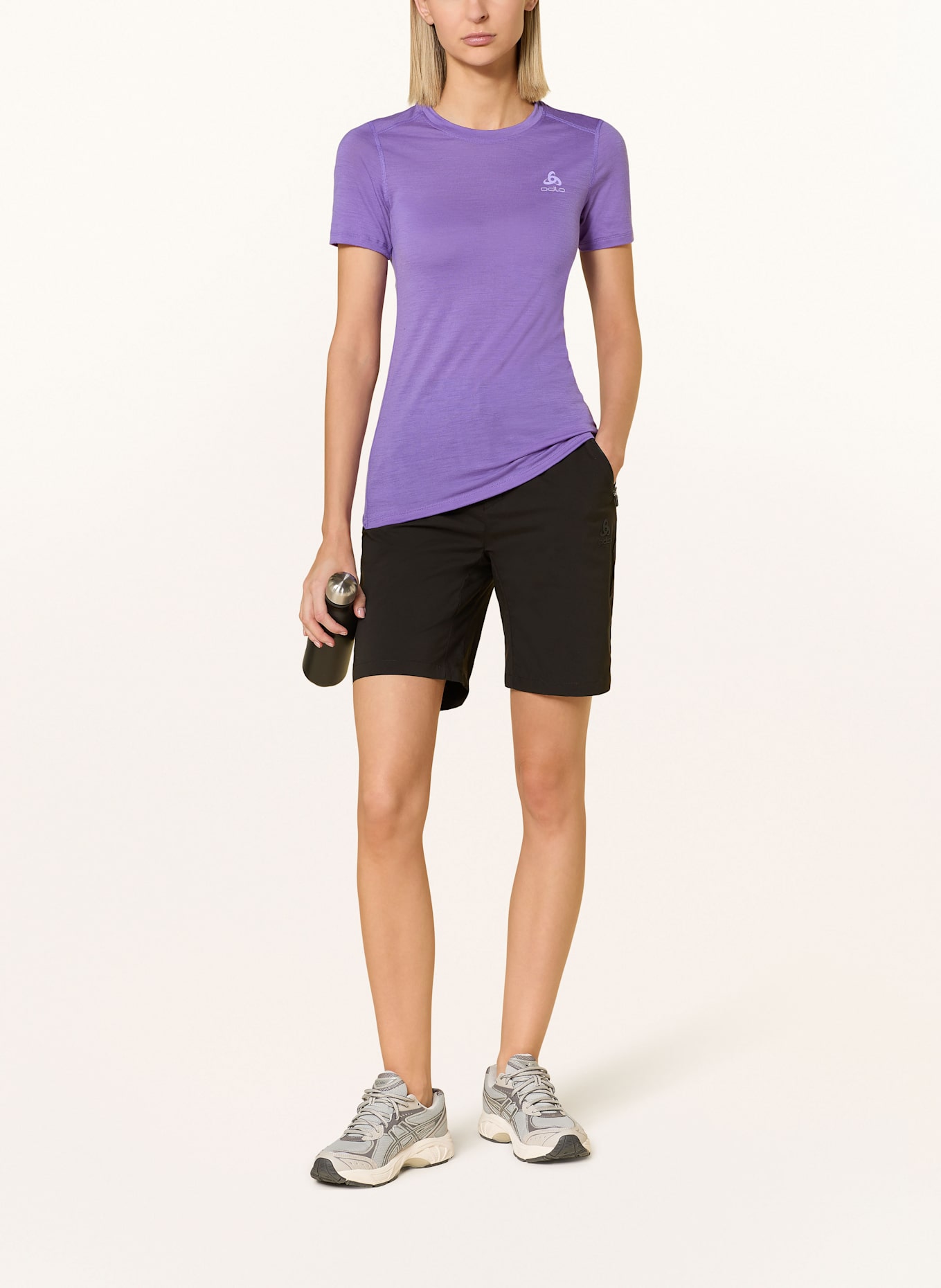 odlo ASCENT LIGHT trekking shorts: BLACK