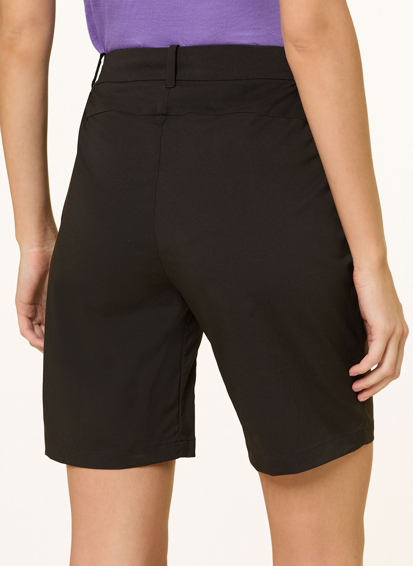 odlo ASCENT LIGHT trekking shorts: BLACK