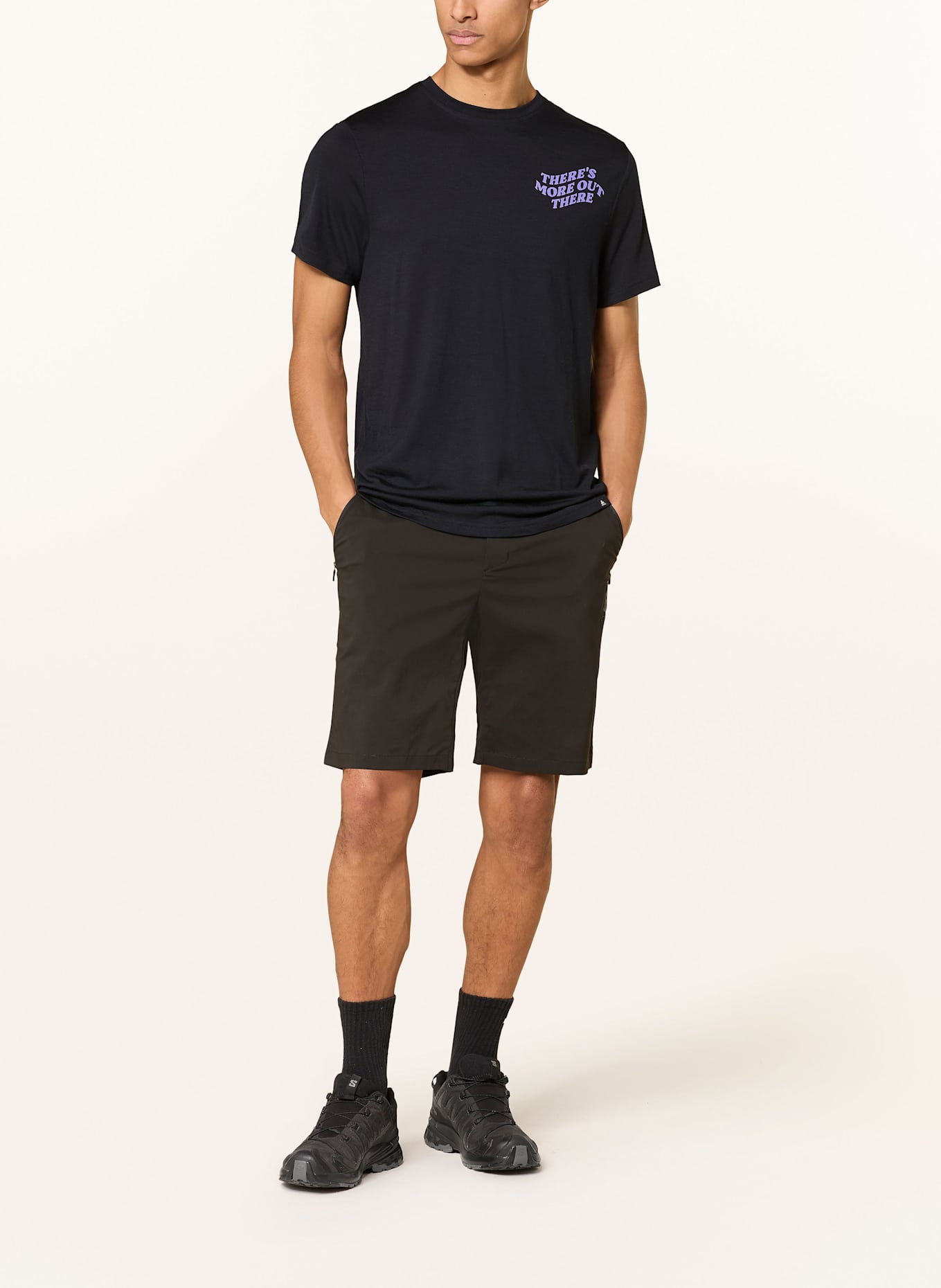 odlo Trekkingshorts ASCENT LIGHT: SCHWARZ